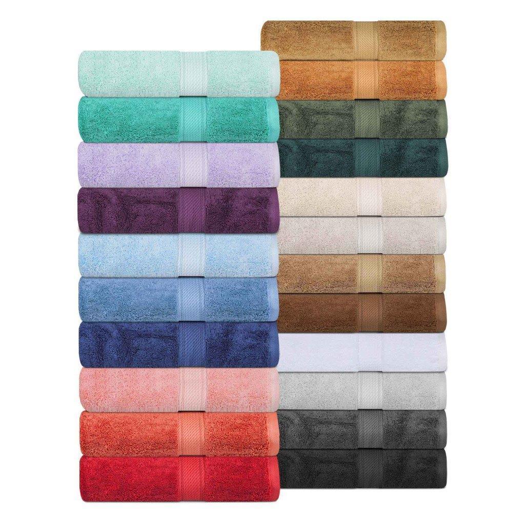 Madison Egyptian Cotton Pile Plush Heavyweight 6 Piece Towel Set