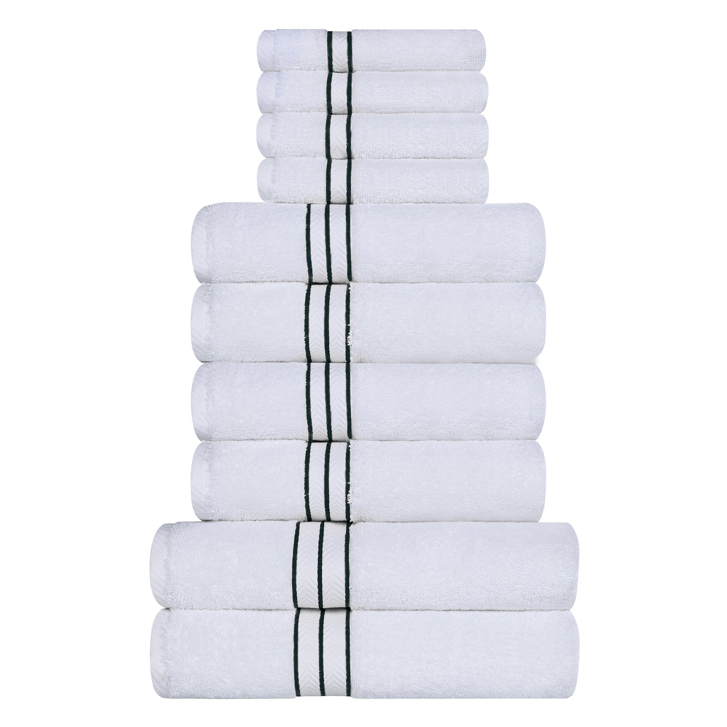 Ultra-Plush Turkish Cotton Hotel Collection Super Absorbent Solid Luxury Bathroom Set - Teal