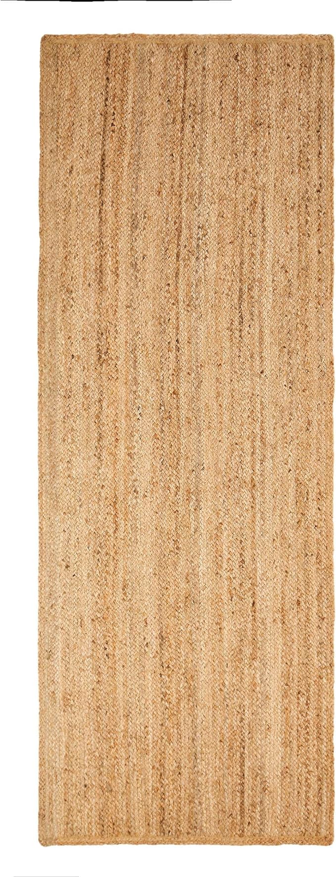 Braided Jute Reversible Round Indoor Outdoor Area Rug - Natural