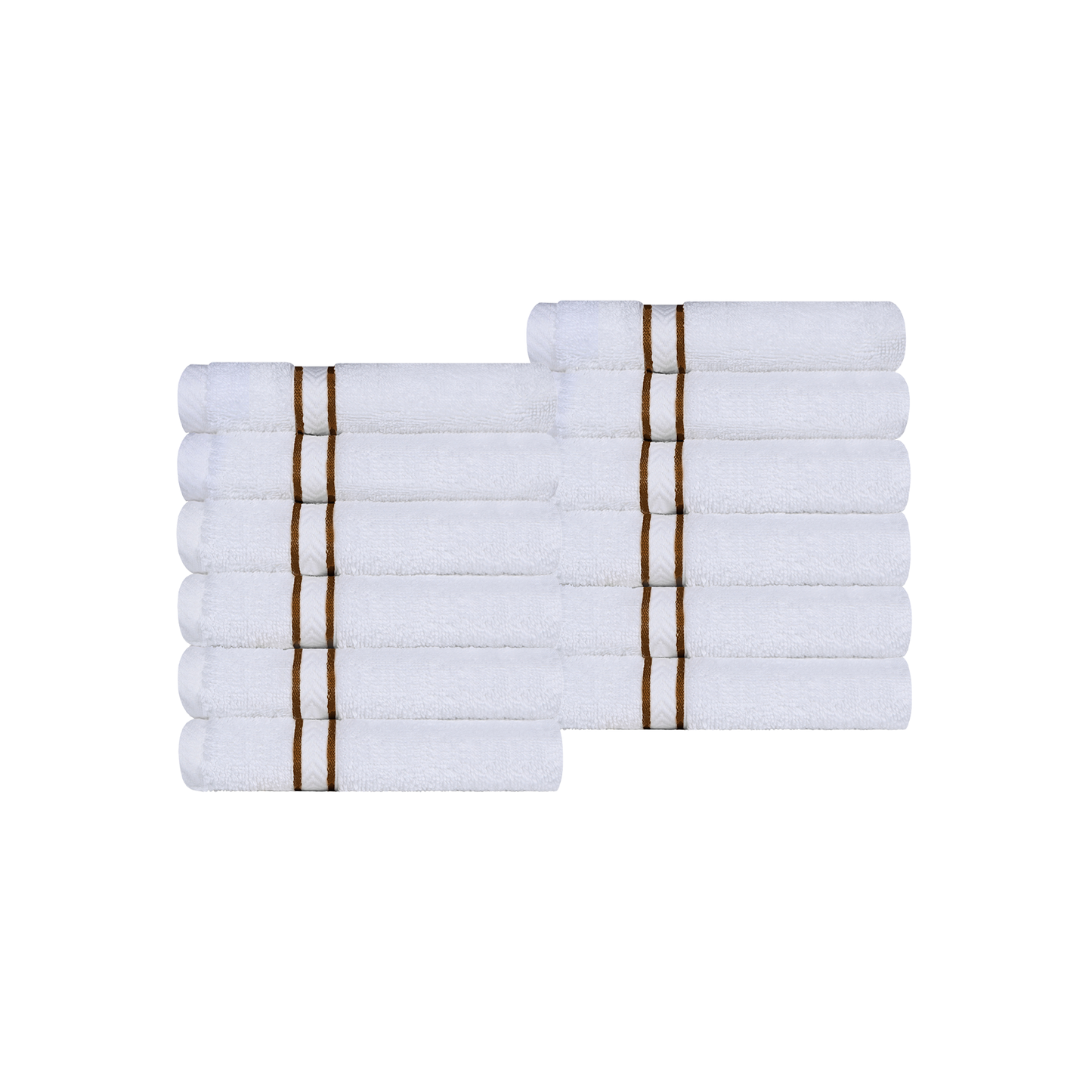 Ultra-Plush Turkish Cotton Hotel Collection Super Absorbent Solid Luxury Bathroom Set - Toast