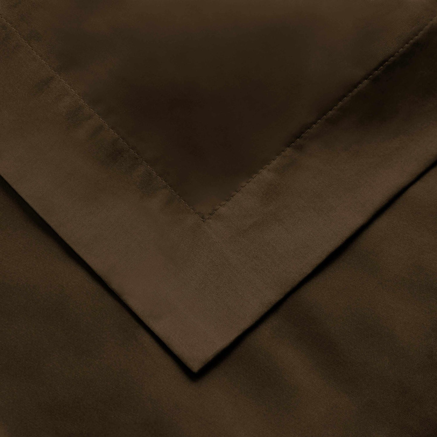 Superior Solid 1500 Thread Count Egyptian Cotton Duvet Cover Set - Mocha
