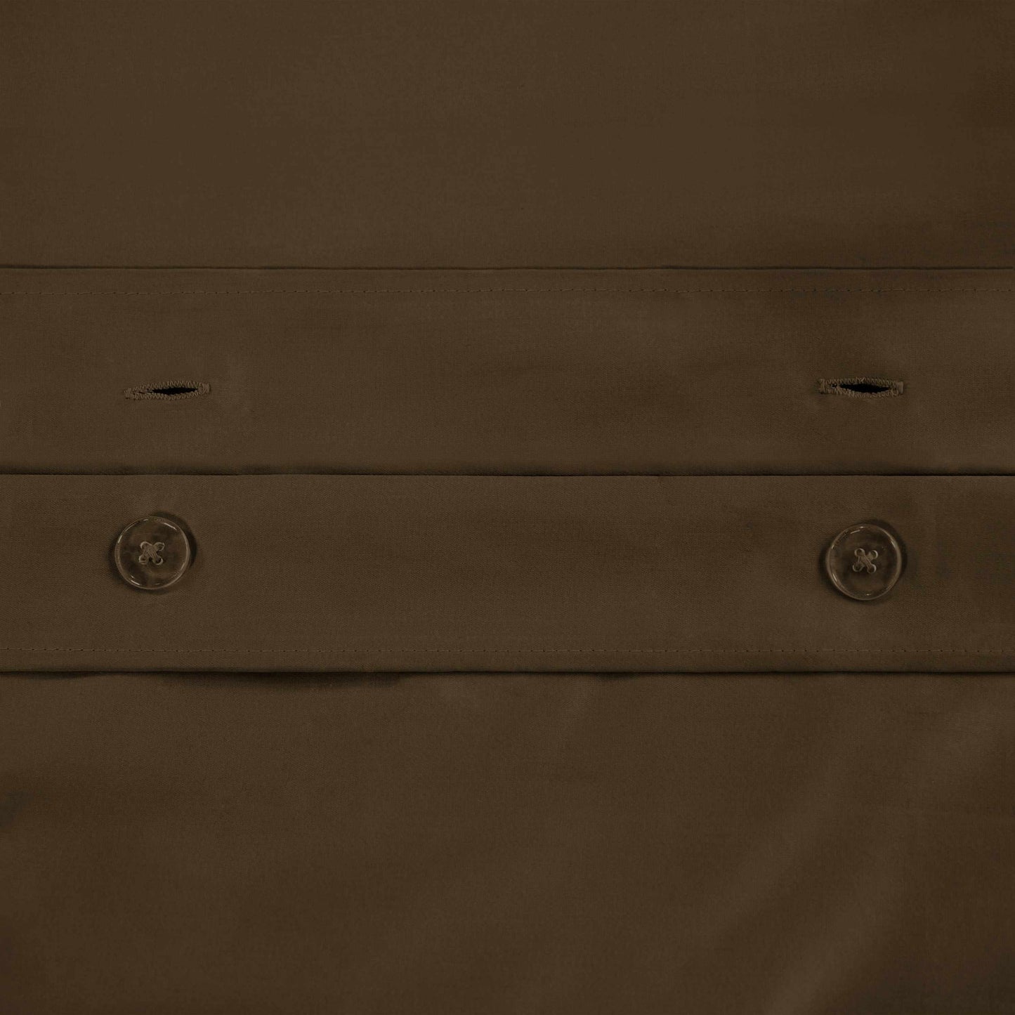 Superior Solid 1500 Thread Count Egyptian Cotton Duvet Cover Set - Mocha