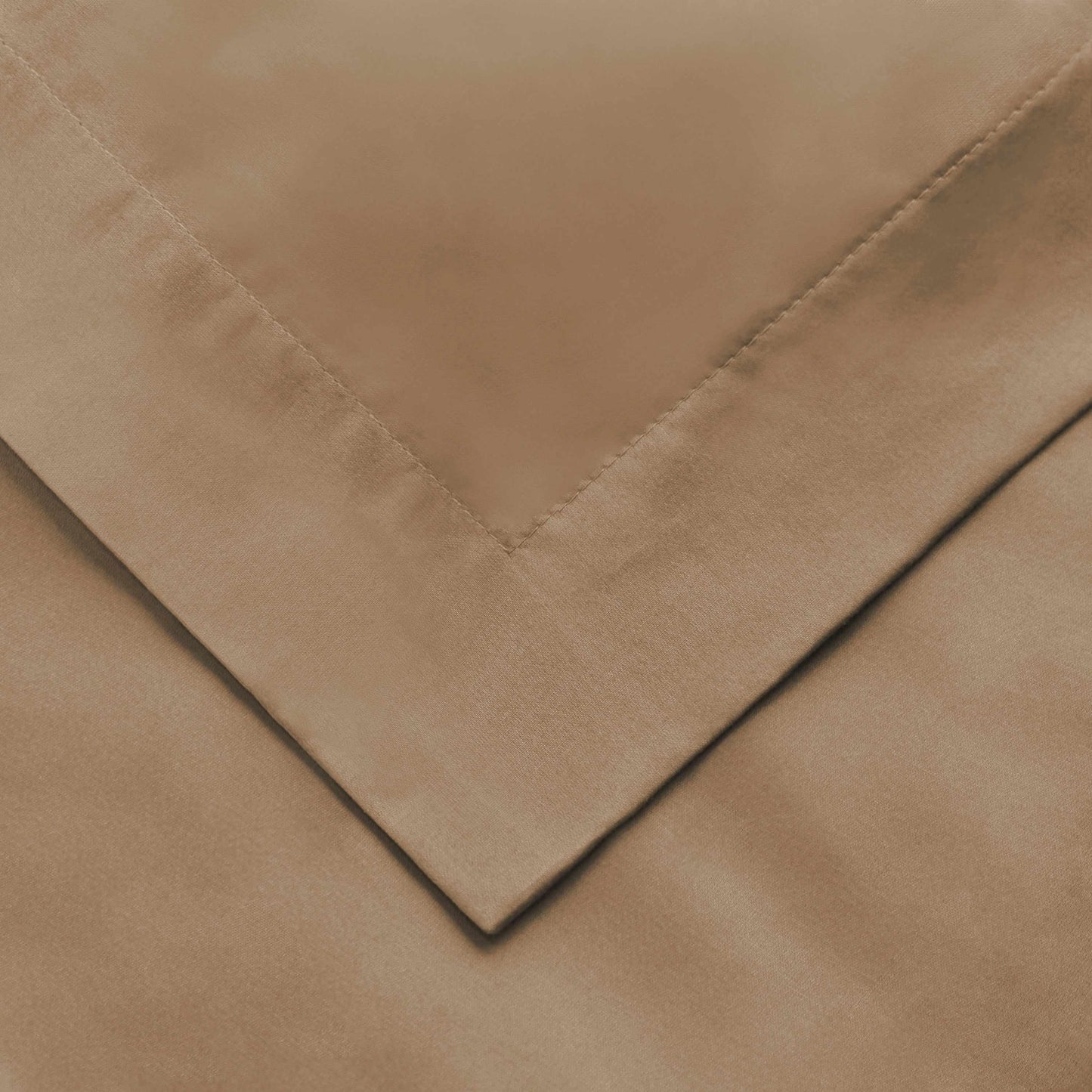 Superior Solid 1500 Thread Count Egyptian Cotton Duvet Cover Set - Taupe