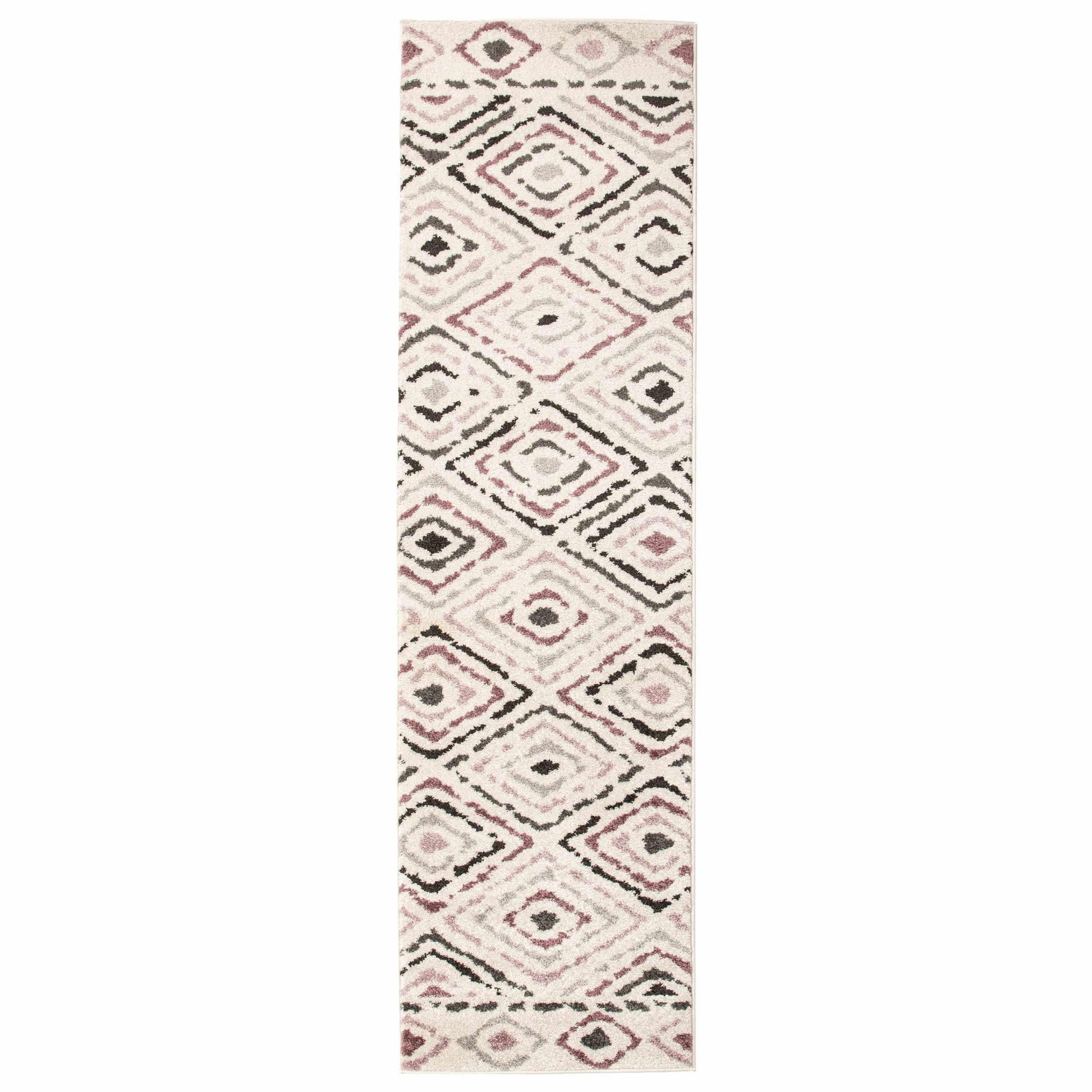 Superior Sahara Contemporary Geometric Diamonds Indoor Area Rug