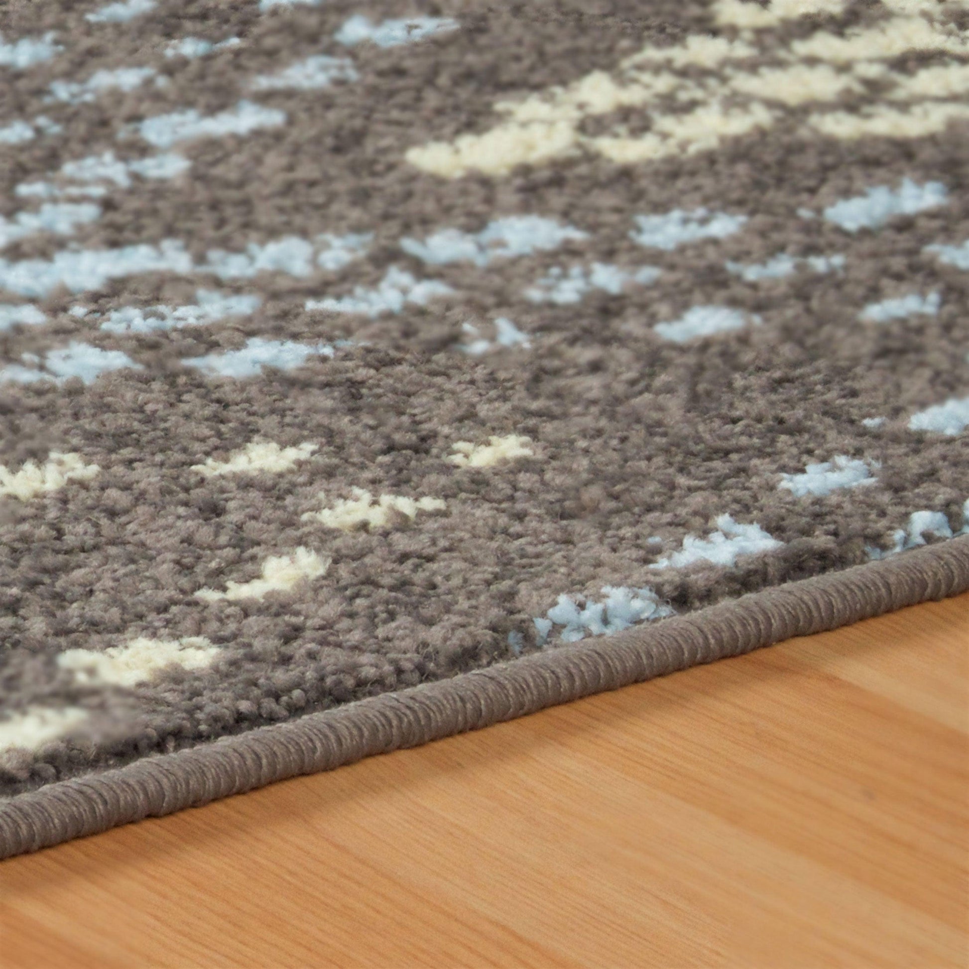 Superior Arete Modern Ombre Chevron Area Rug or Runner - Slate