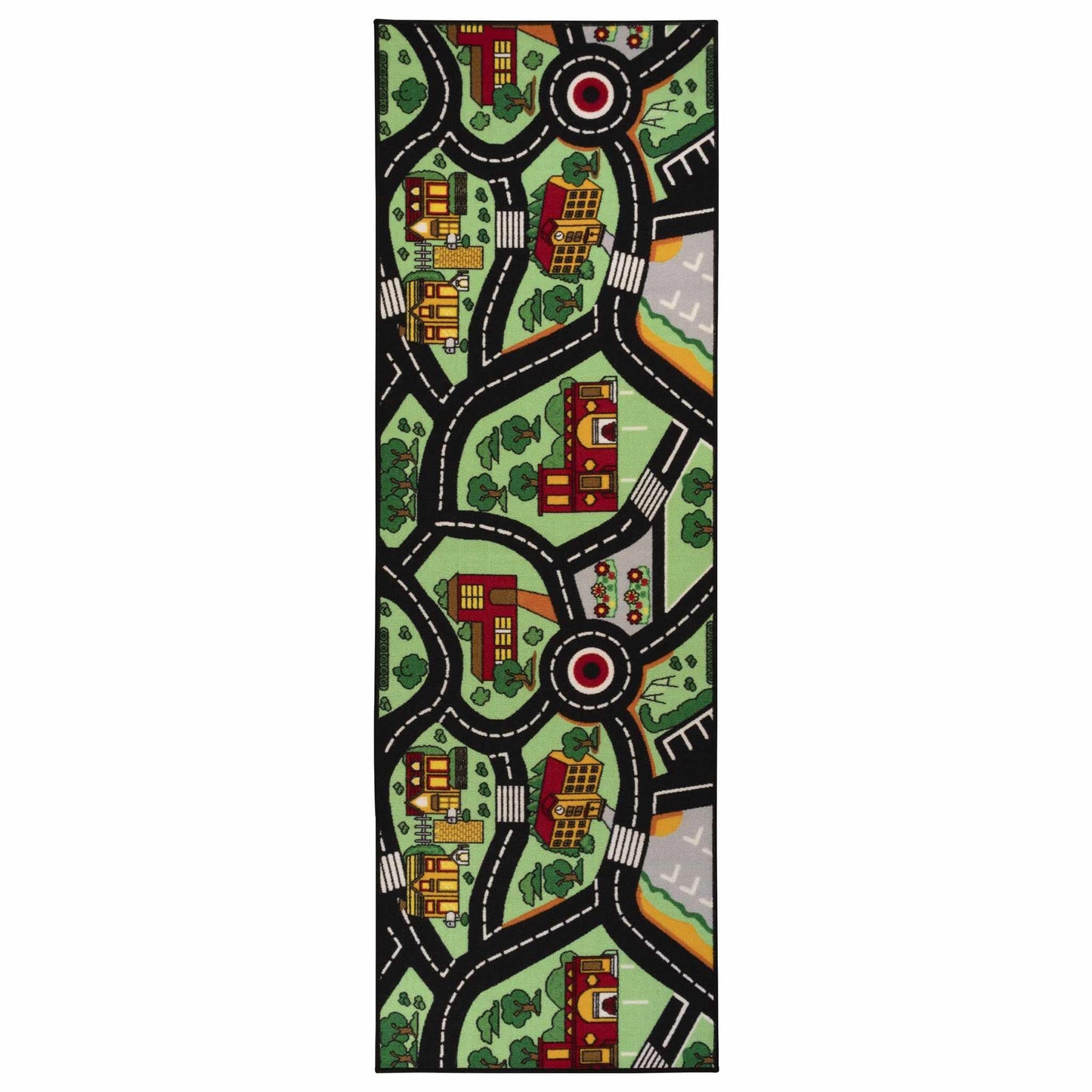 City-Cruising Non-Slip Kids Indoor Washable Area Rug or Runner