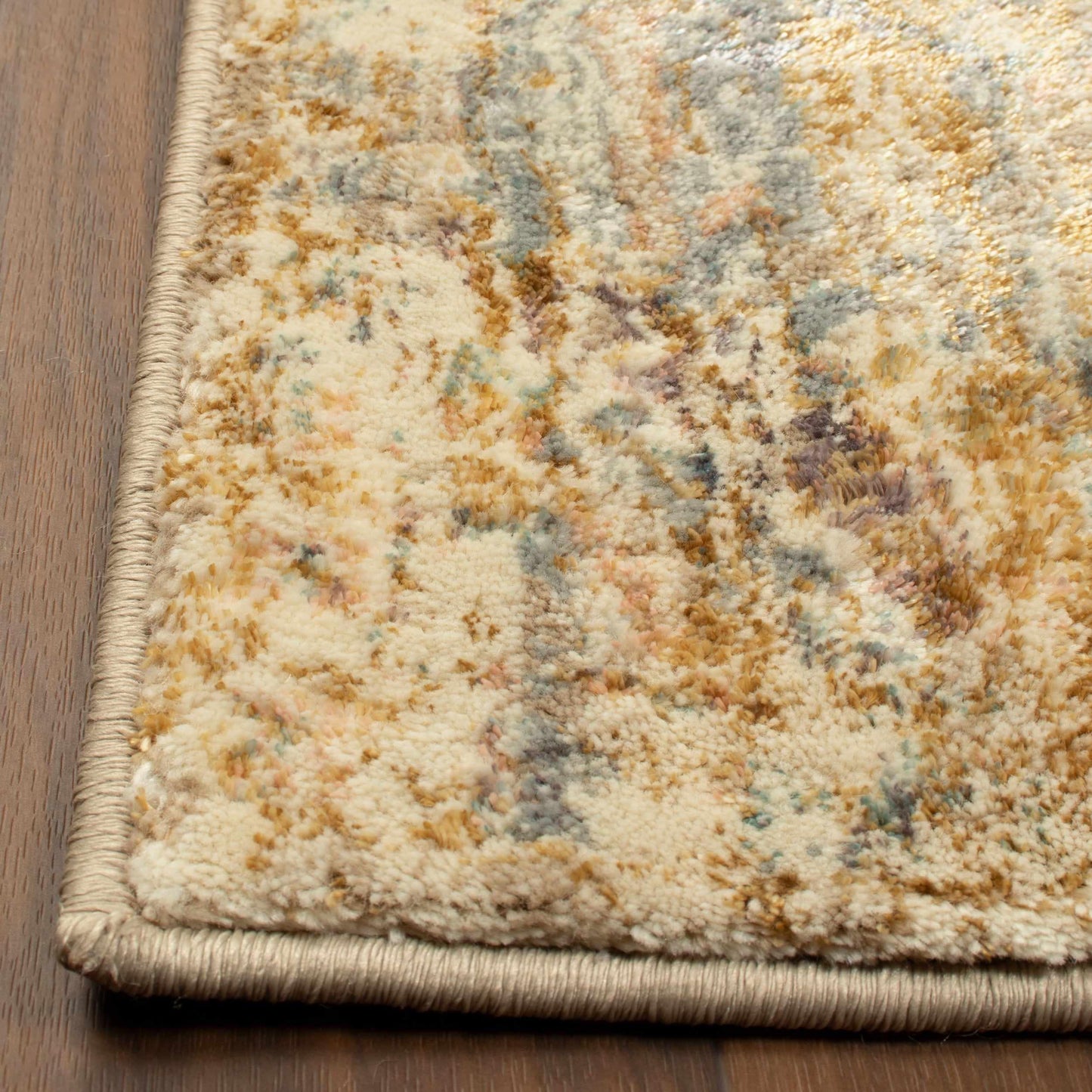 Superior Duard Heavily Distressed Geometric Medallion Area Rug