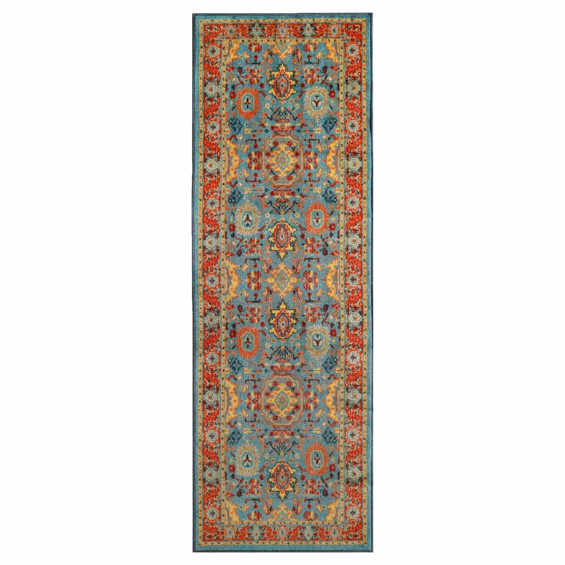 Superior Hadar Geometric Non-Slip Indoor Area Rug or Runner