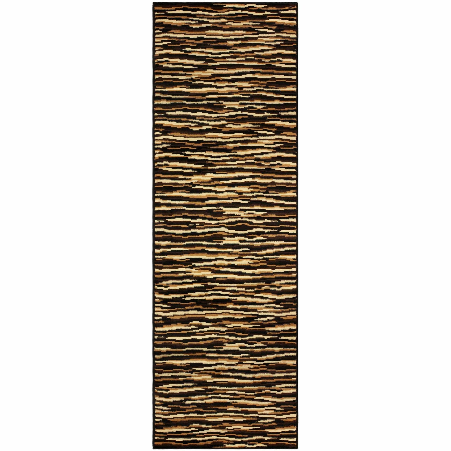 Horizons Abstract Wavy Stripes Modern Area Rug