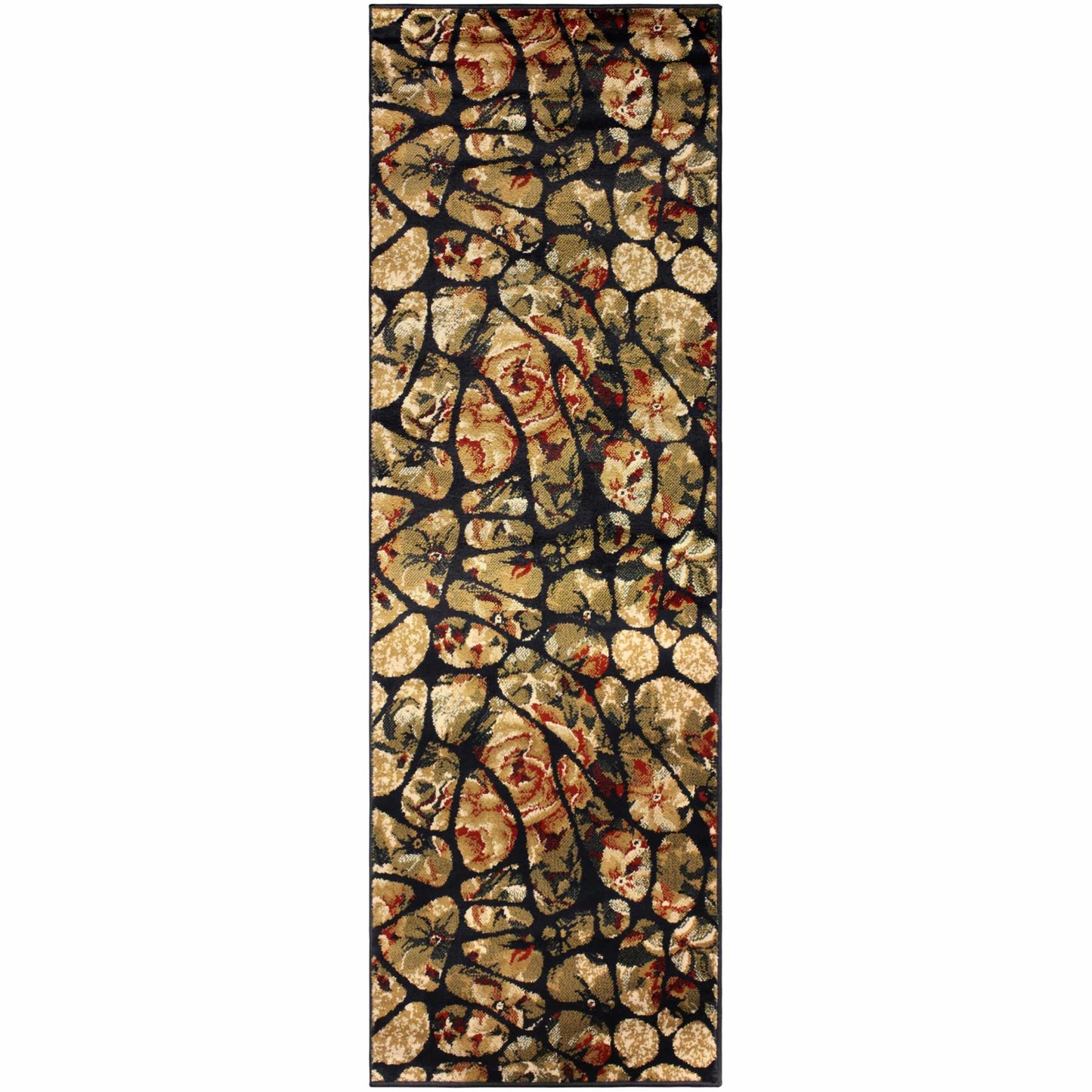 Superior Floral Modern Mosaic Tile Area Rug