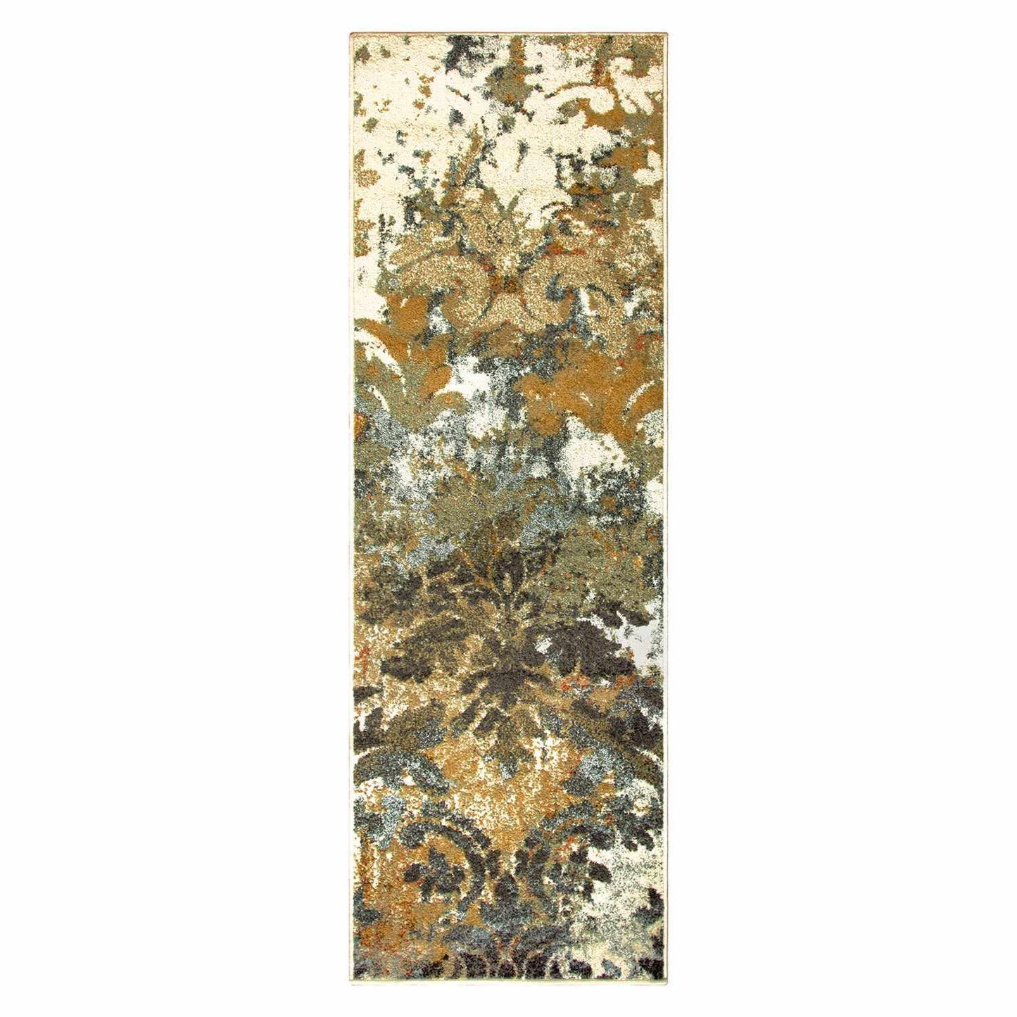 Superior Roslyn Modern Abstract Floral Indoor Area Rug - Beige