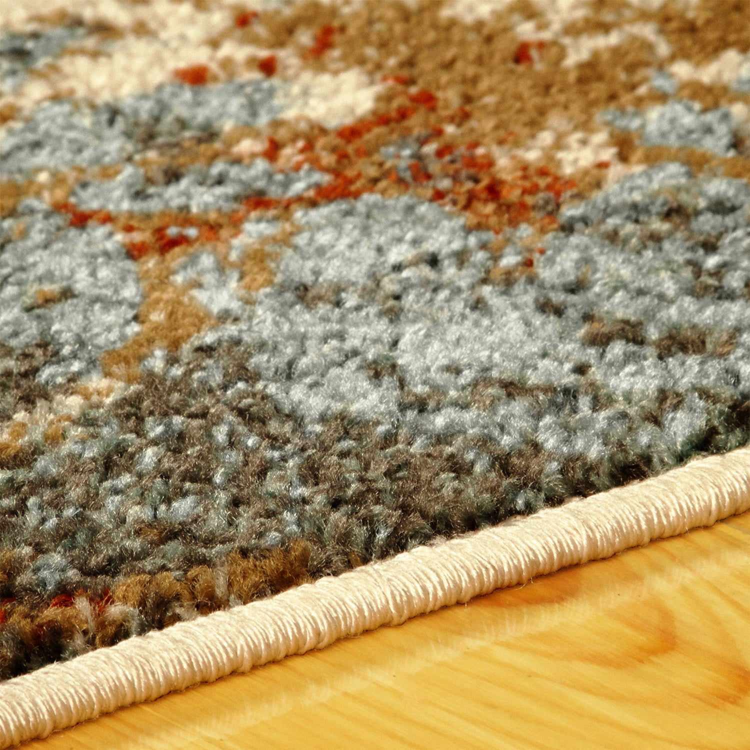 Superior Roslyn Modern Abstract Floral Indoor Area Rug - Beige