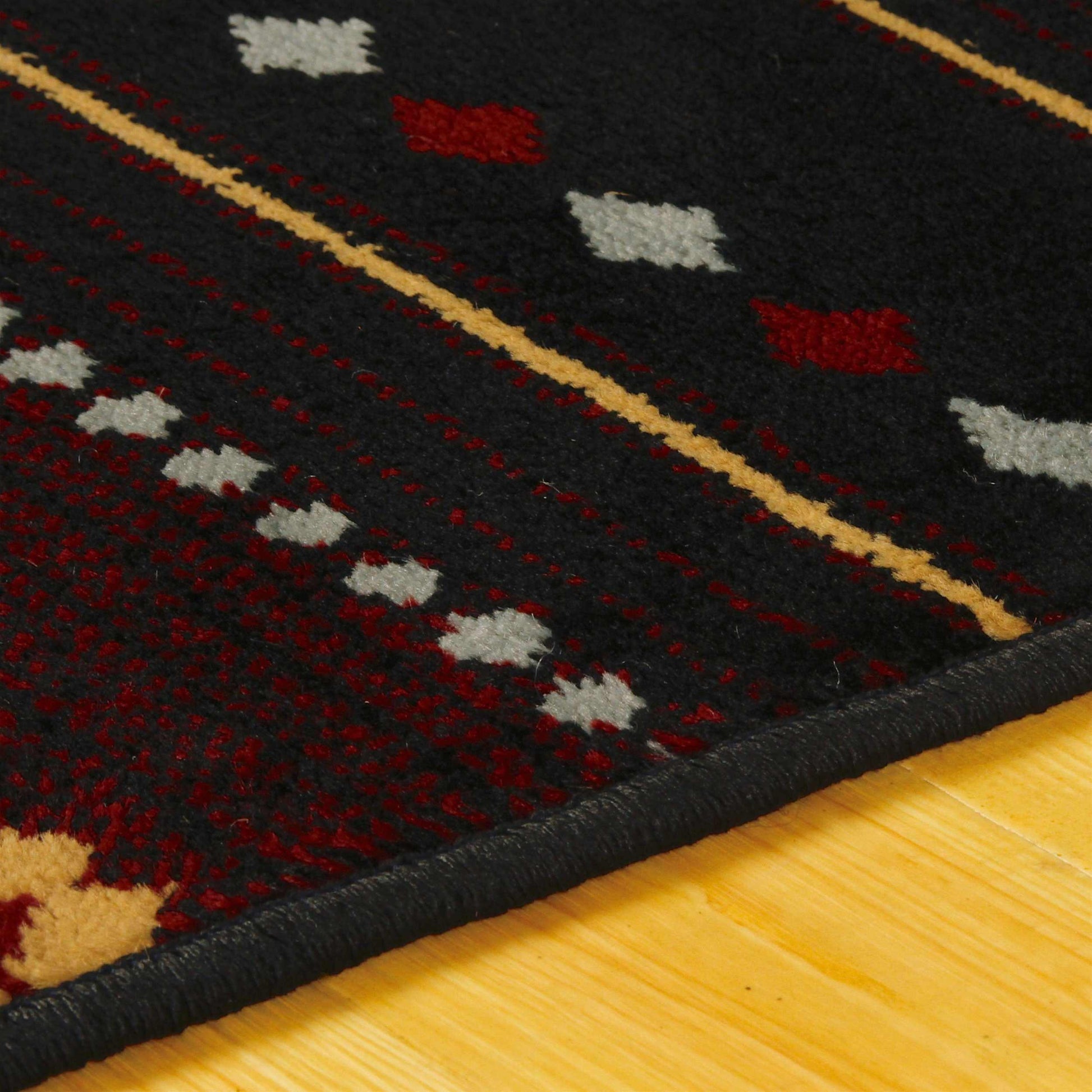 Superior Twilight Southwestern Navajo Inspired Area Rug - Maroon