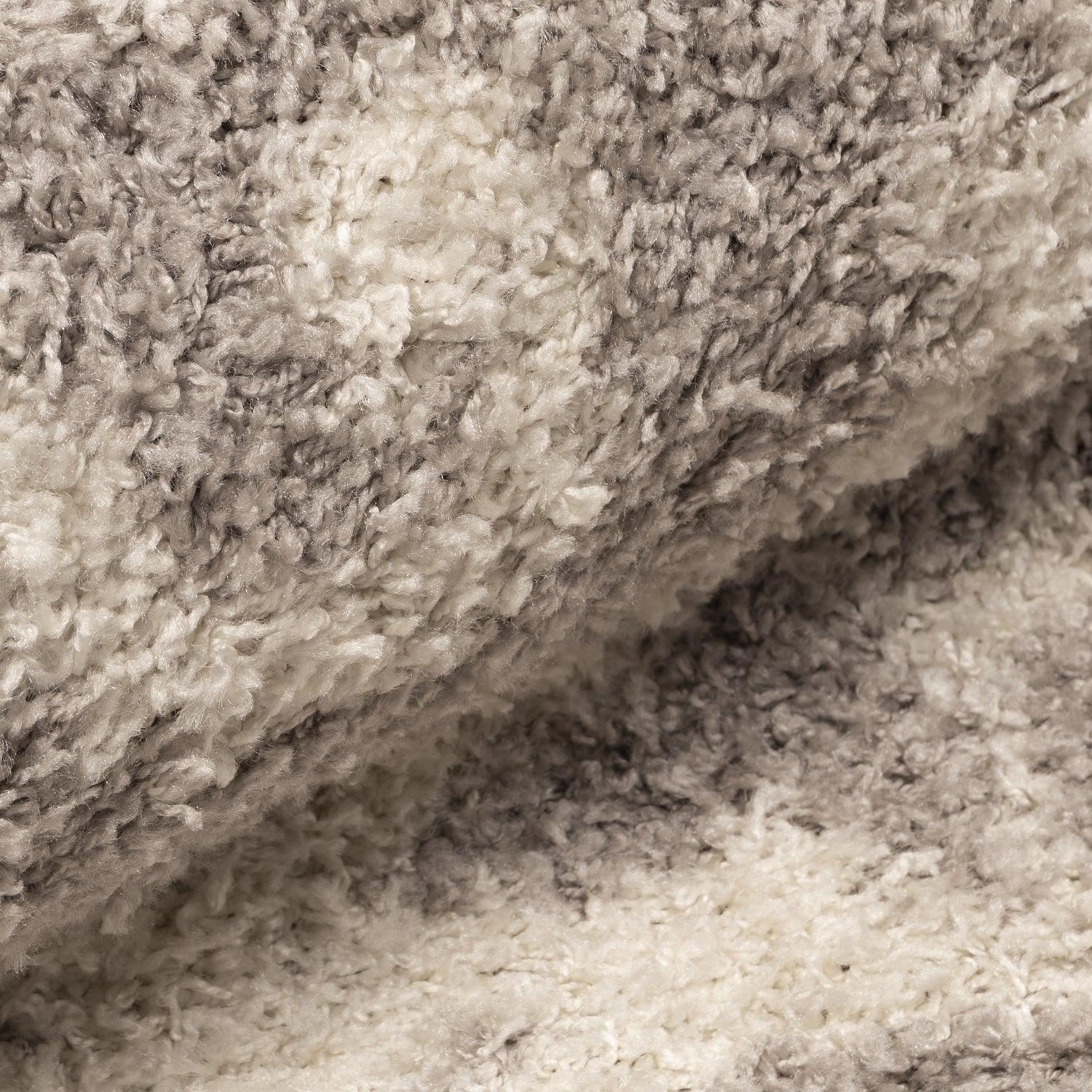 Superior Victorian Glam Floral Medallion Indoor Shag Area Rug - Gold White