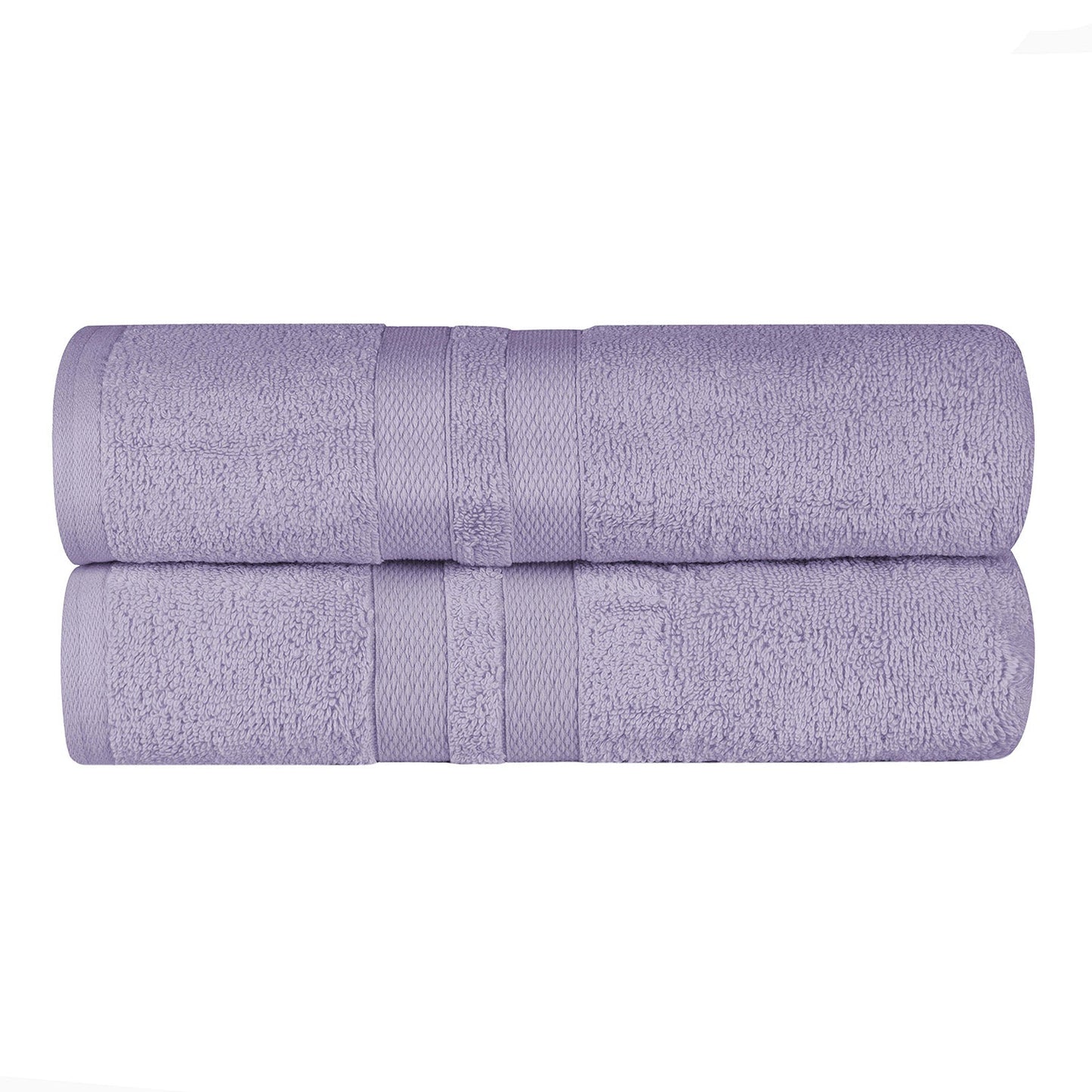Superior Ultra Soft Cotton Absorbent Solid Bath Sheet (Set of 2) - Wisteria