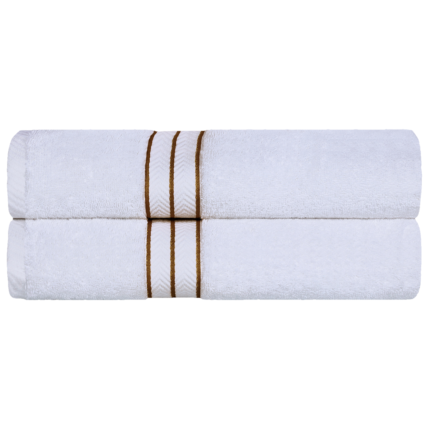 Ultra-Plush Turkish Cotton Hotel Collection Super Absorbent Solid Luxury Bathroom Set - Toast