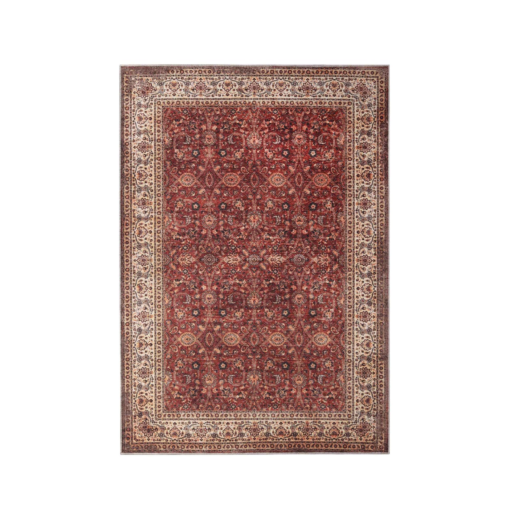 Toucan Geometric Medallion Non-Slip Washable Indoor Area Rug or Runner