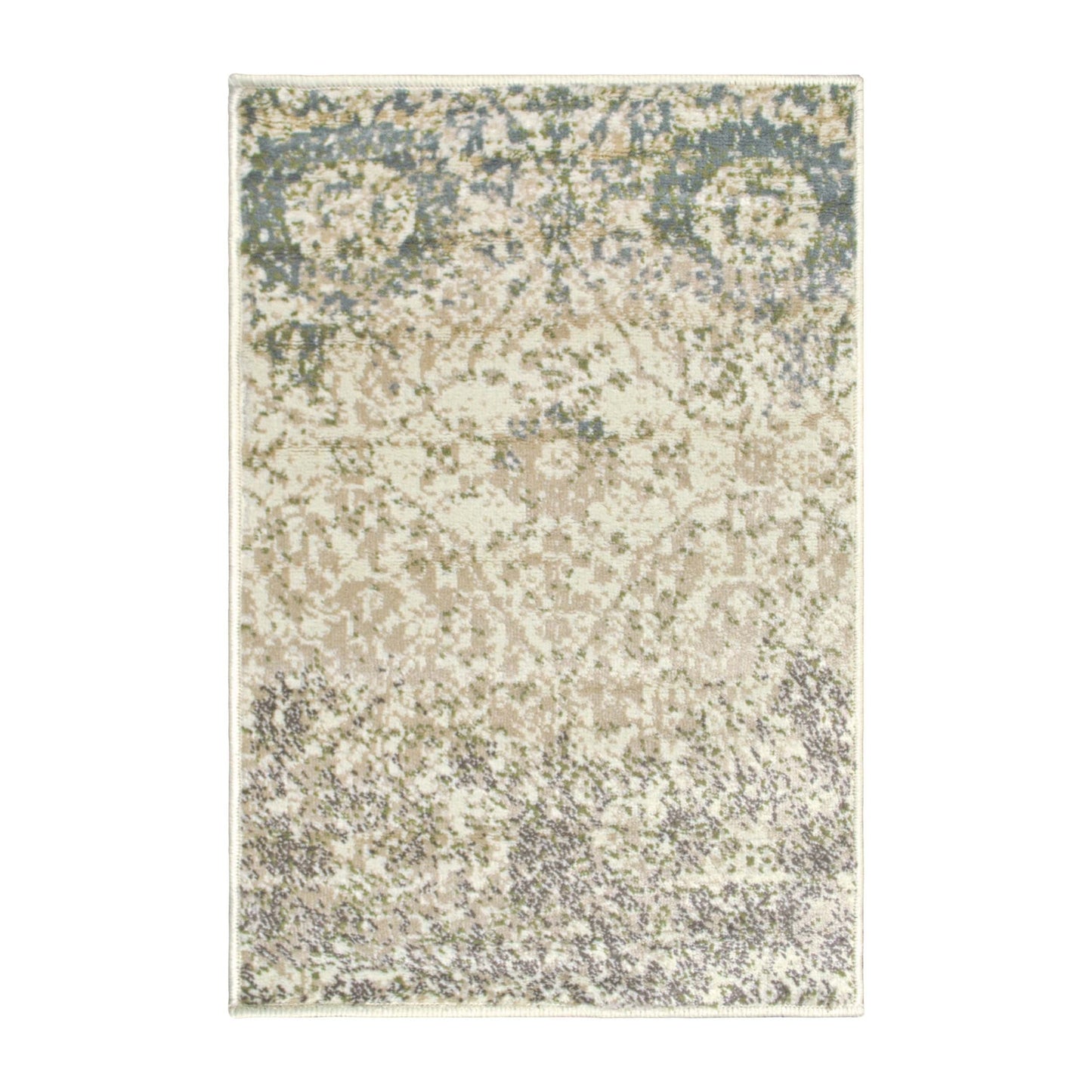 Superior Pendleton Traditional Floral Indoor Area Rug or Runner Rug Or Door Mat - Ivory