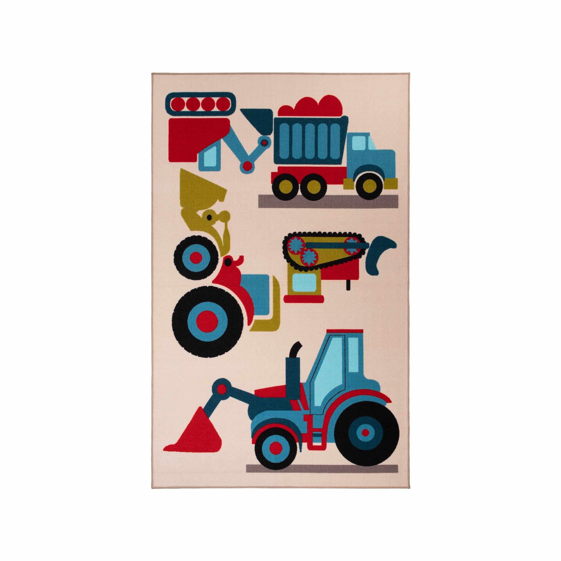 Superior Country Trucking Non-Slip Kids Indoor Washable Area Rug