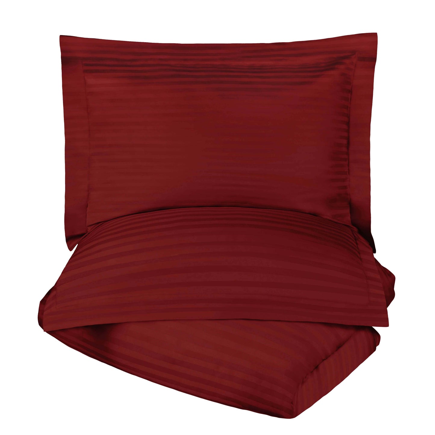 Superior Egyptian Cotton 300 Thread Count Duvet Cover Set - Burgundy