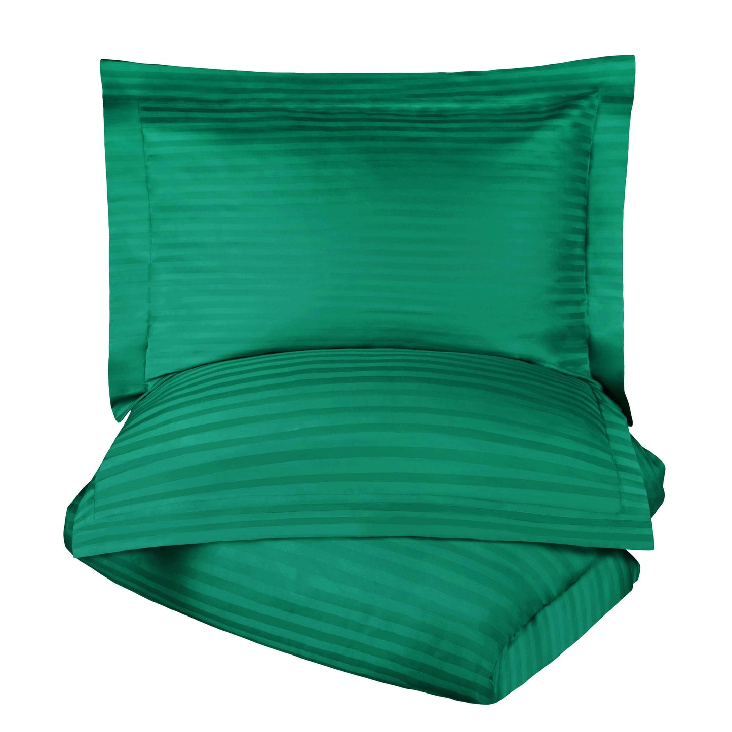 Superior Egyptian Cotton 300 Thread Count Duvet Cover Set - Hunter Green