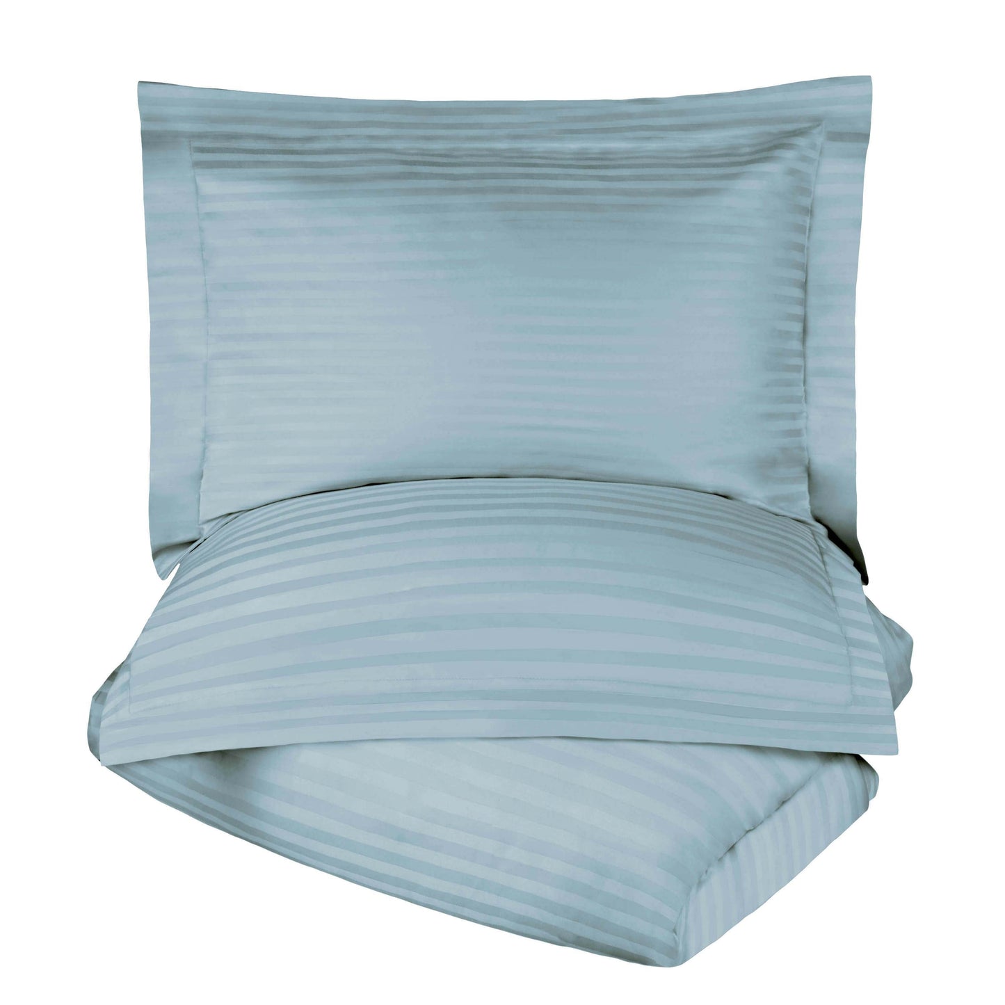 Superior Egyptian Cotton 300 Thread Count Duvet Cover Set - Light bLue