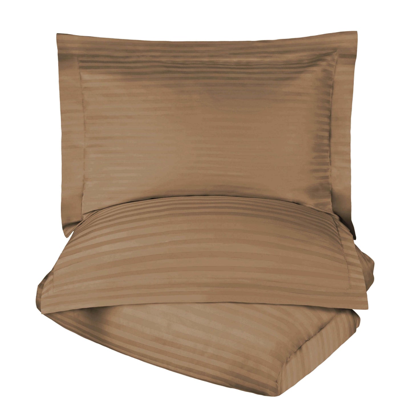 Superior Egyptian Cotton 300 Thread Count Duvet Cover Set - Taupe