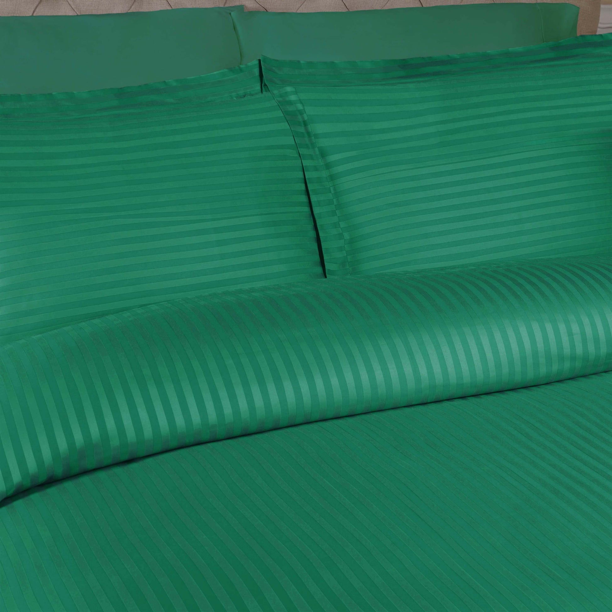 Superior Egyptian Cotton 300 Thread Count Duvet Cover Set - Hunter Green
