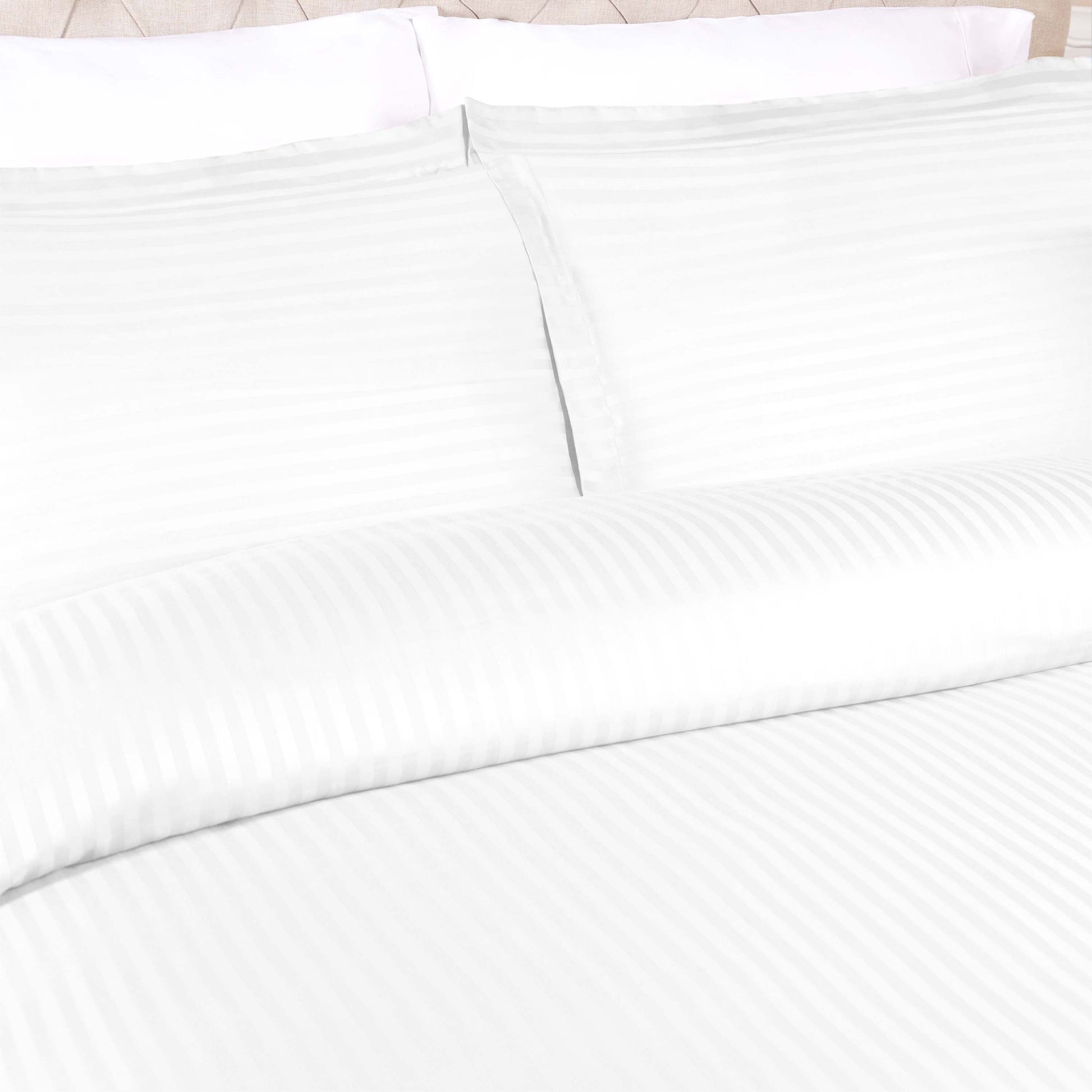 Superior Egyptian Cotton 300 Thread Count Duvet Cover Set - White