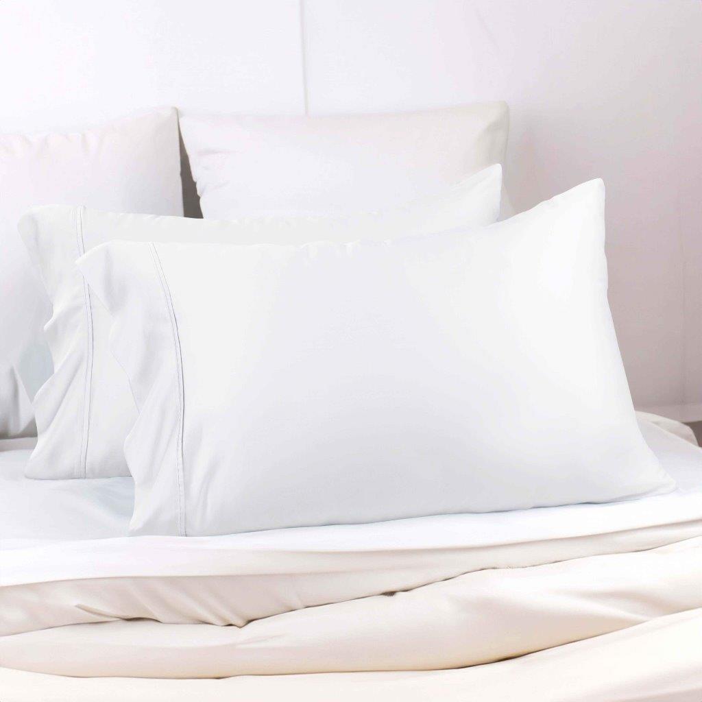 300 Thread Count Modal from Beechwood Solid Pillowcase Set - White