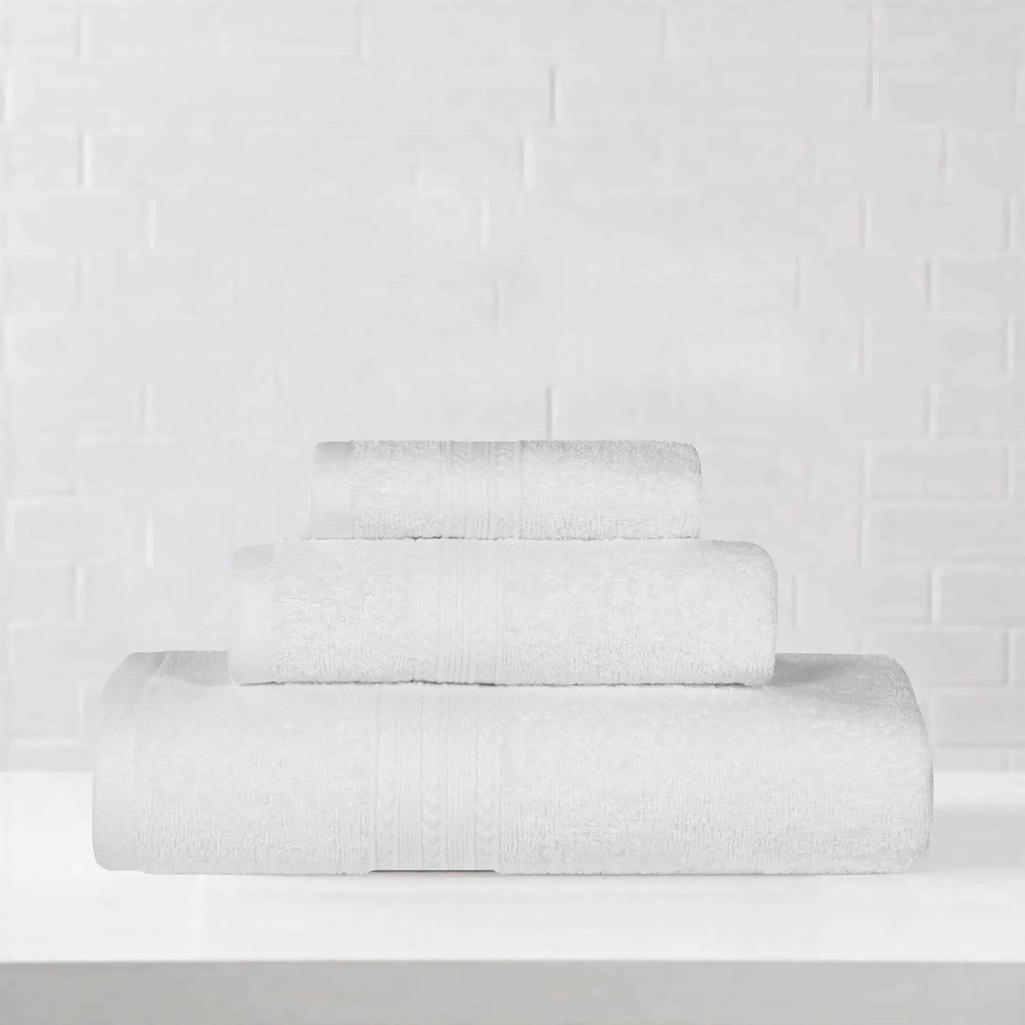 Eco-Friendly Ringspun Cotton Towel Set 3-Piece