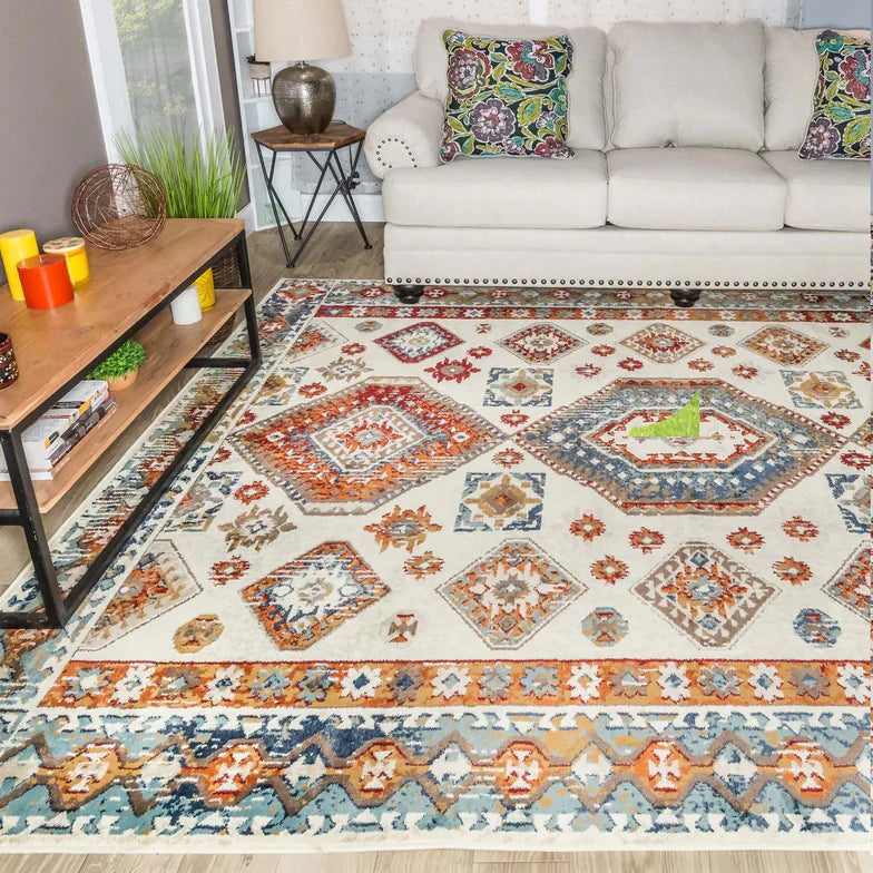 Taimak Aztec Geometric Indoor Sangria Southwestern Area Rug - Sangria