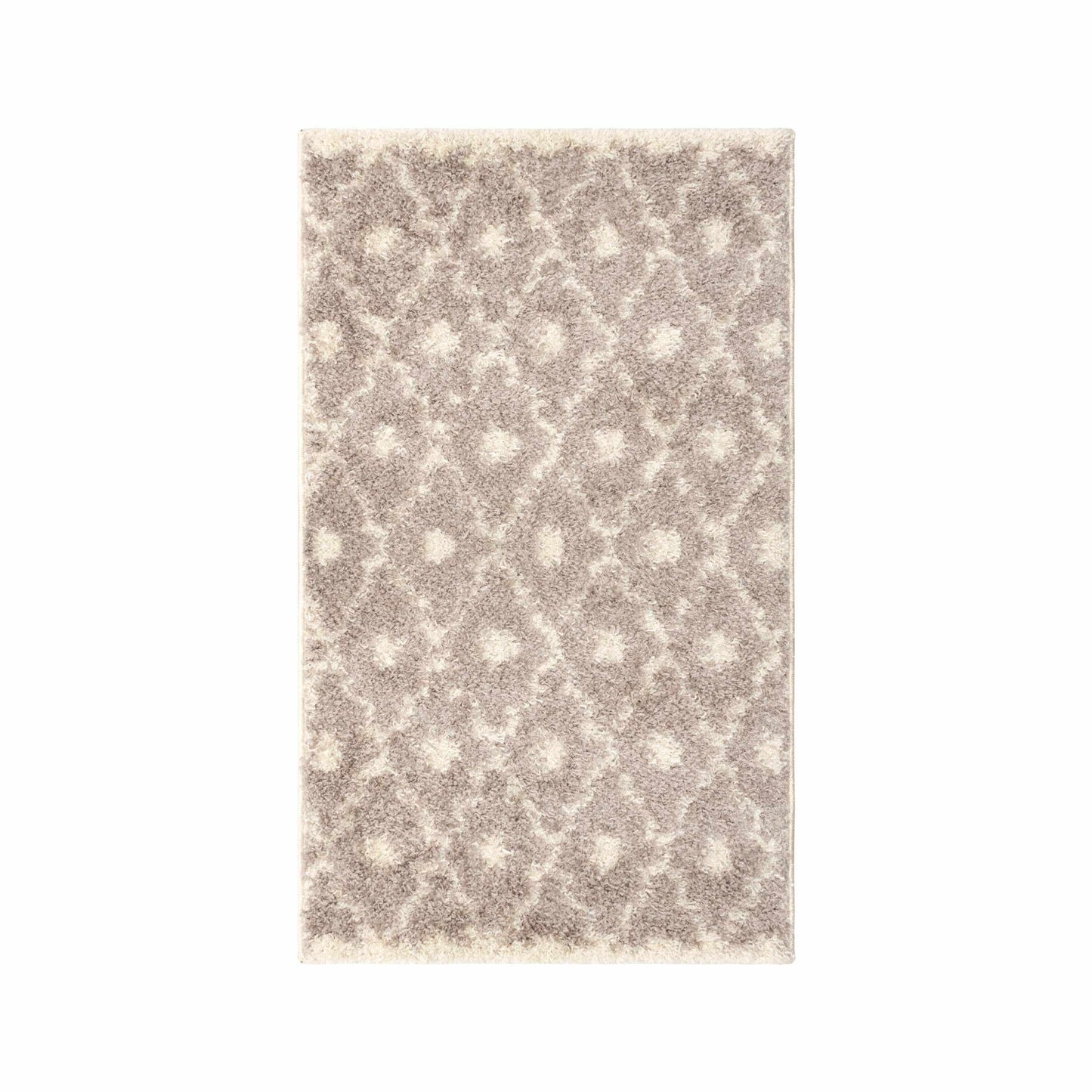 Alyssum Contemporary Geometric Trellis Indoor Shag Area Rug