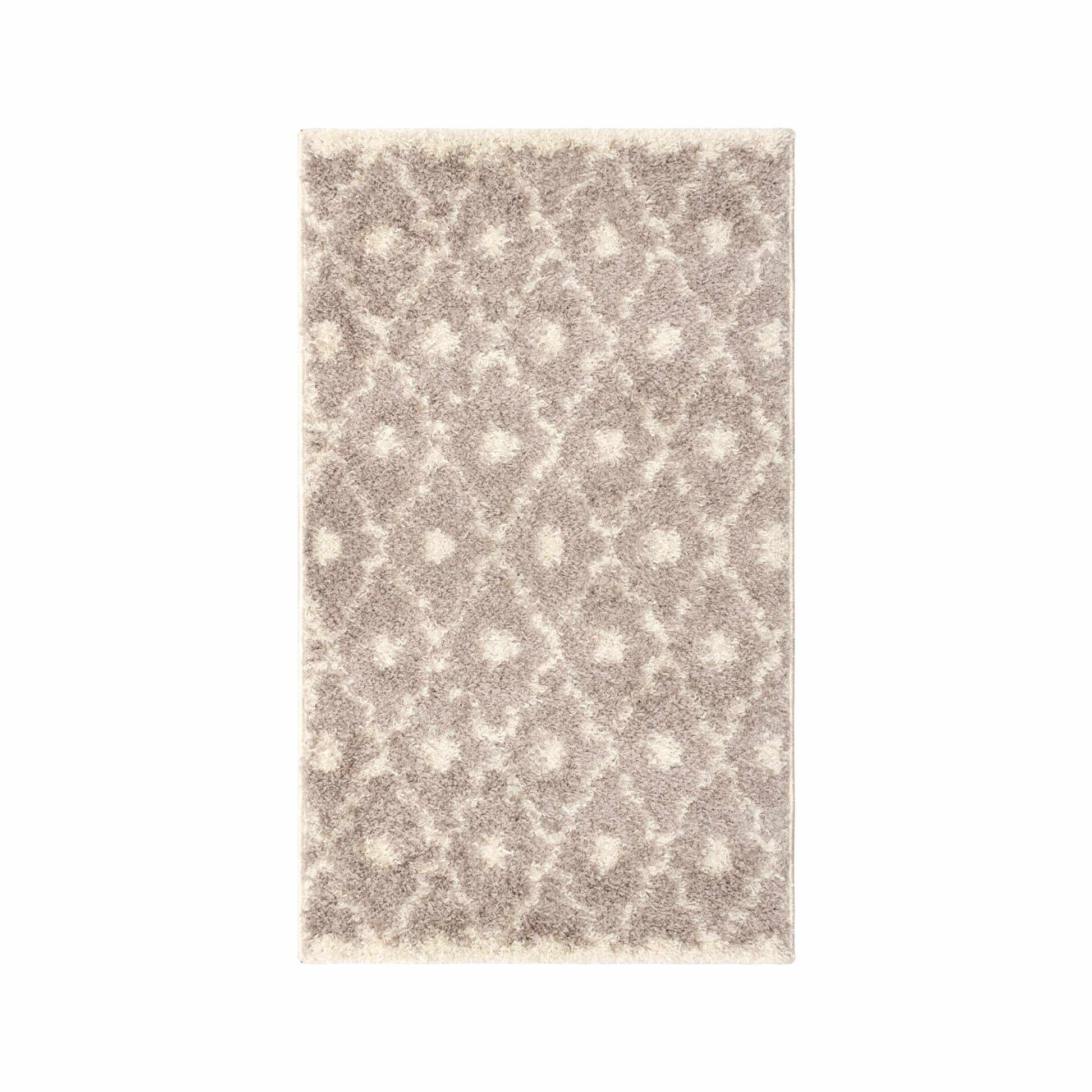Alyssum Contemporary Geometric Trellis Indoor Shag Area Rug
