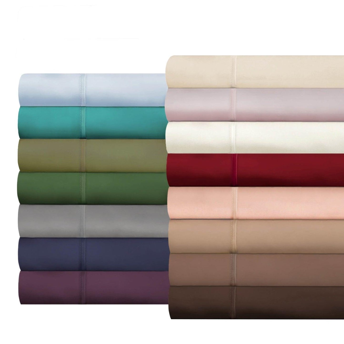 Wrinkle Resistant Egyptian Cotton 2-Piece Pillowcase Set - lvory