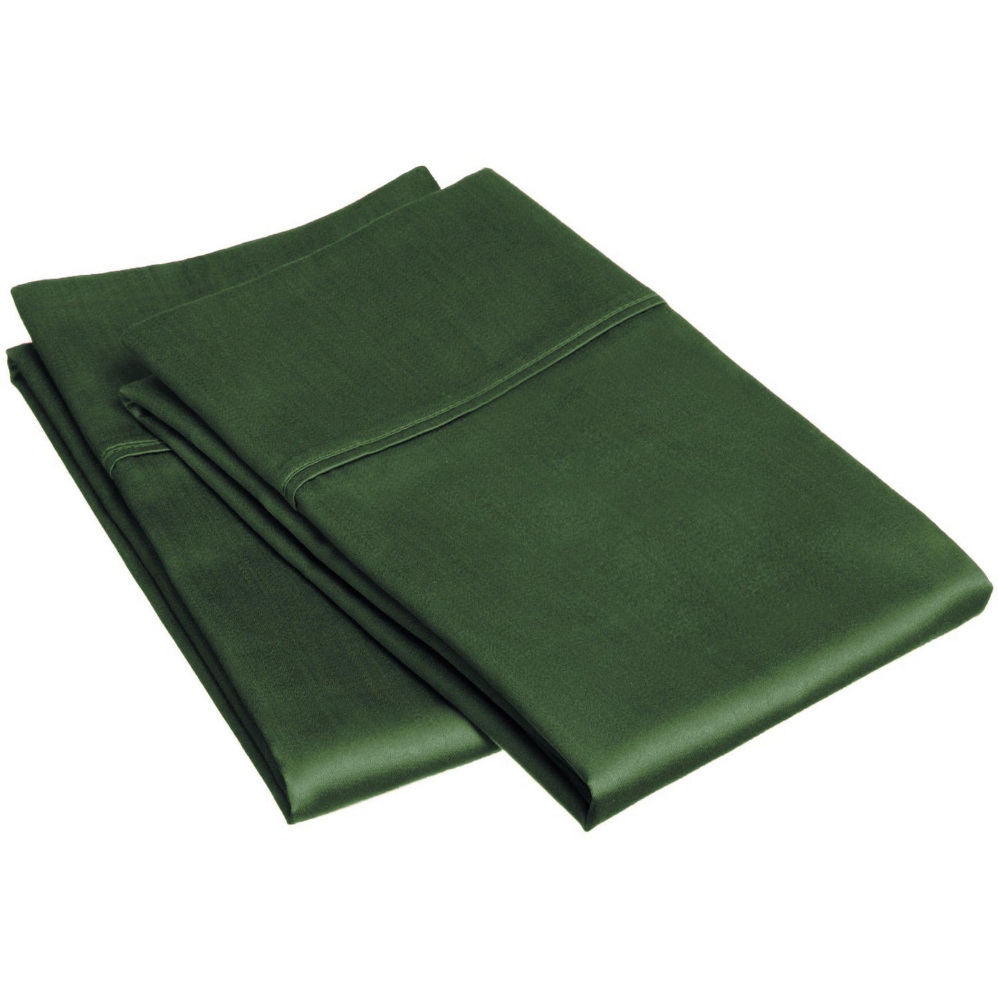 Wrinkle Resistant Egyptian Cotton 2-Piece Pillowcase Set - Hunter Green