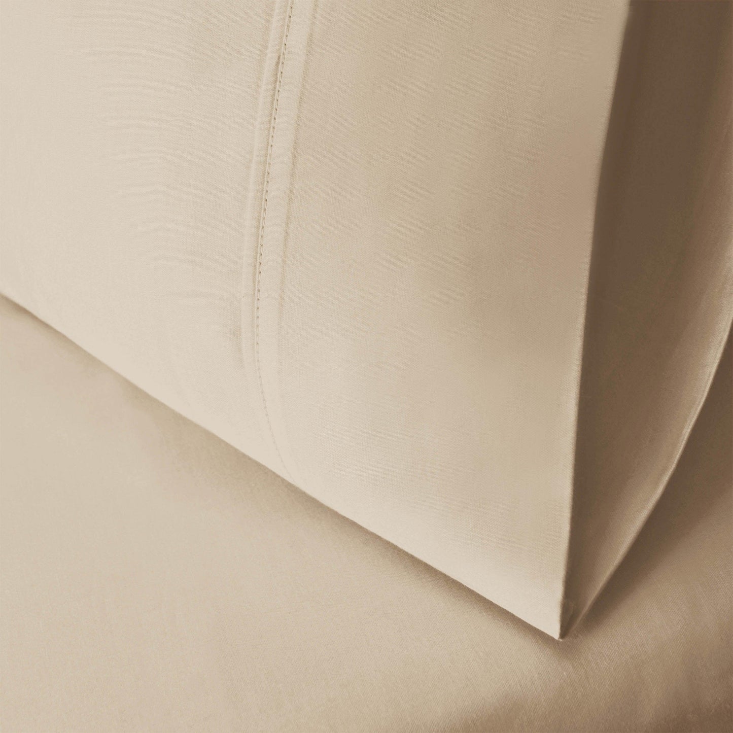 Wrinkle Resistant Egyptian Cotton 2-Piece Pillowcase Set - Ivory