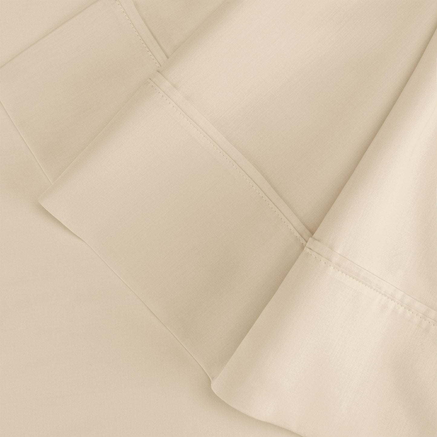 Wrinkle Resistant Egyptian Cotton 2-Piece Pillowcase Set - Ivory