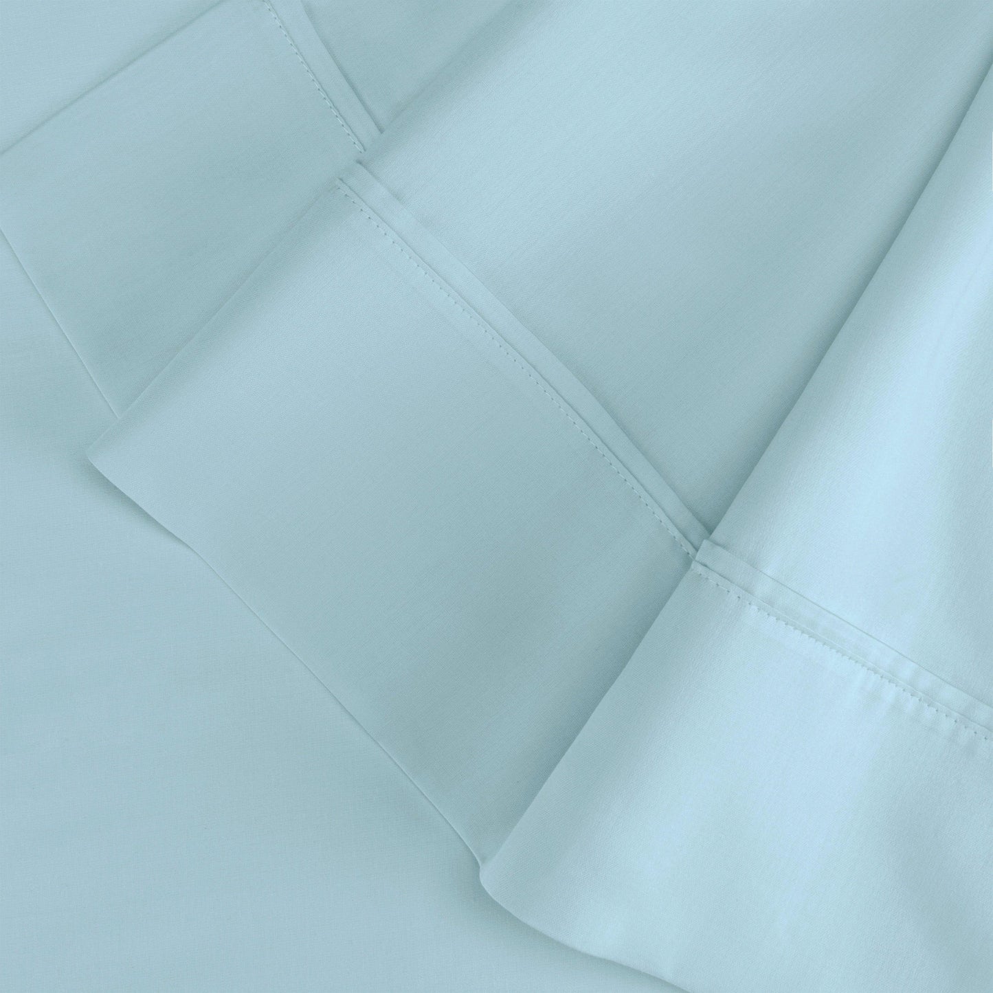 Wrinkle Resistant Egyptian Cotton 2-Piece Pillowcase Set - LIght Blue