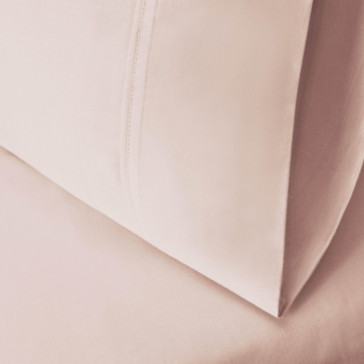 Wrinkle Resistant Egyptian Cotton 2-Piece Pillowcase Set - Pink