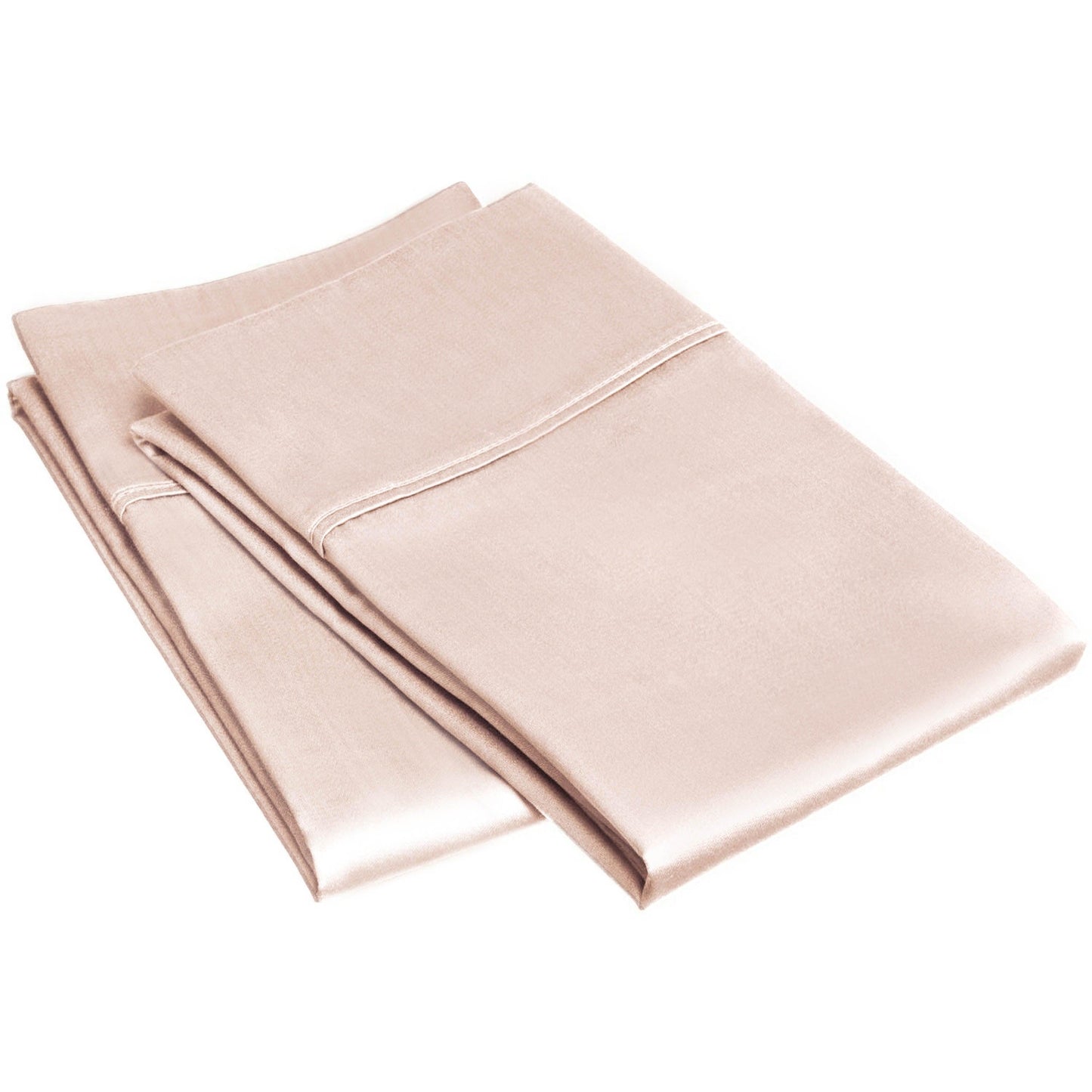 Wrinkle Resistant Egyptian Cotton 2-Piece Pillowcase Set - Pink