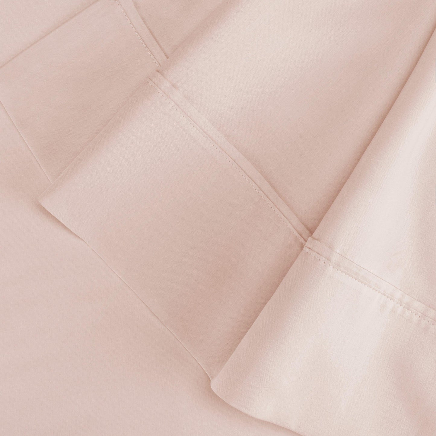 Wrinkle Resistant Egyptian Cotton 2-Piece Pillowcase Set - Pink