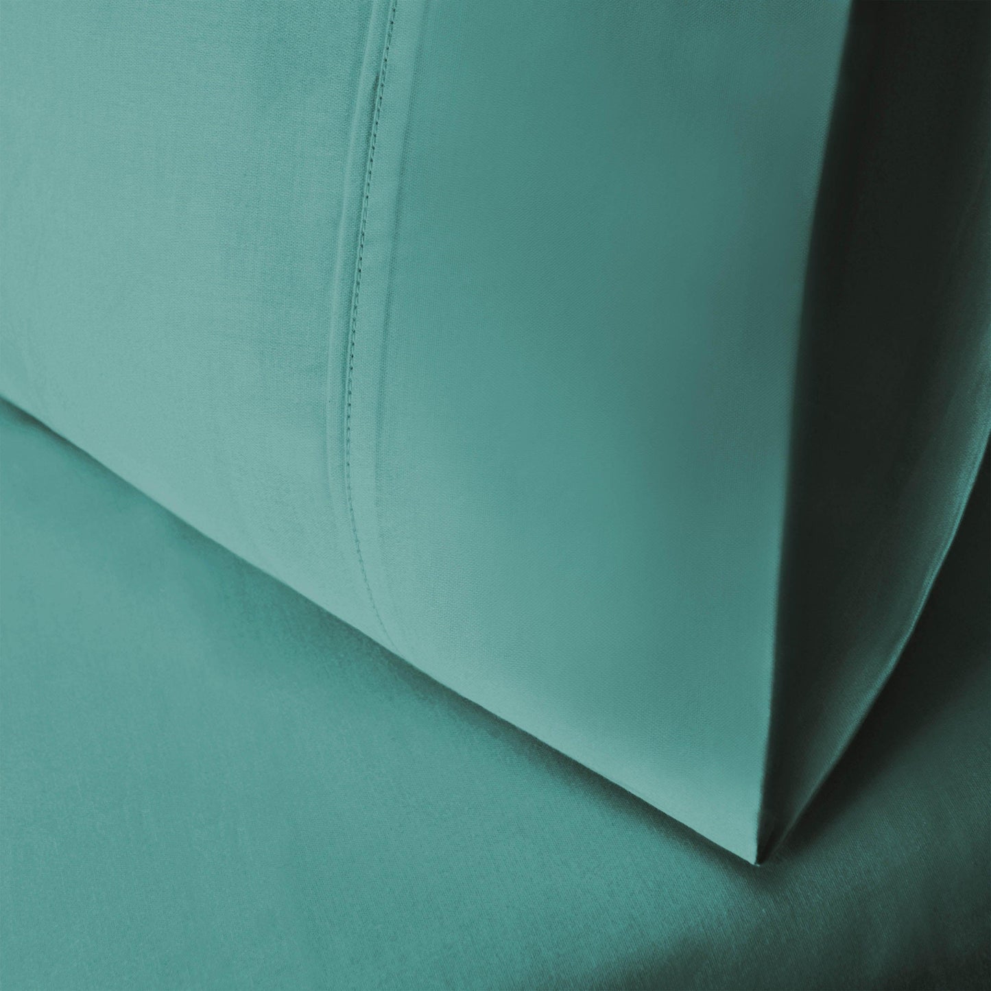 Wrinkle Resistant Egyptian Cotton 2-Piece Pillowcase Set - Teal