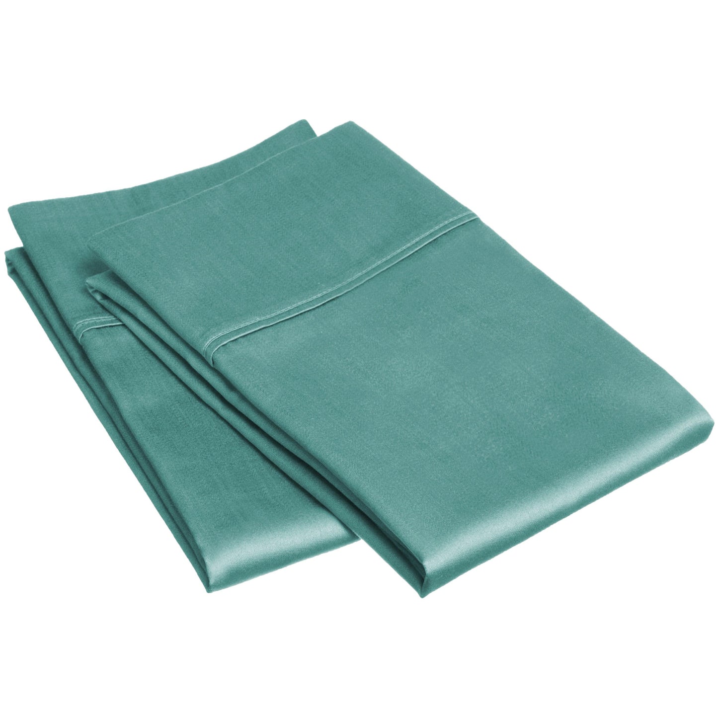 Wrinkle Resistant Egyptian Cotton 2-Piece Pillowcase Set - Teal