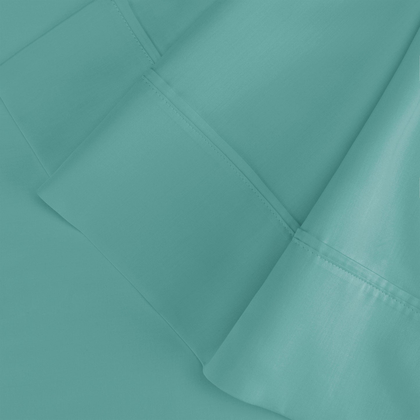 Wrinkle Resistant Egyptian Cotton 2-Piece Pillowcase Set - Teal