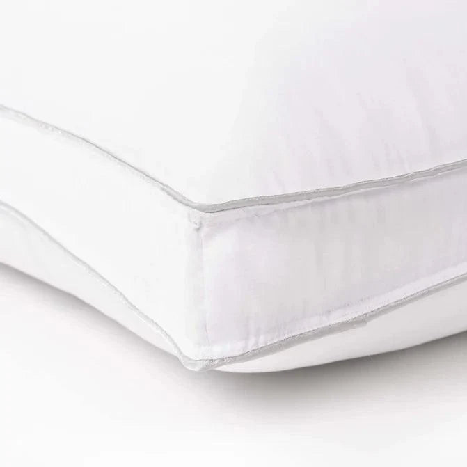 Medium Density Down Alternative Gusset Pillows, Set of 2 and 4 - White