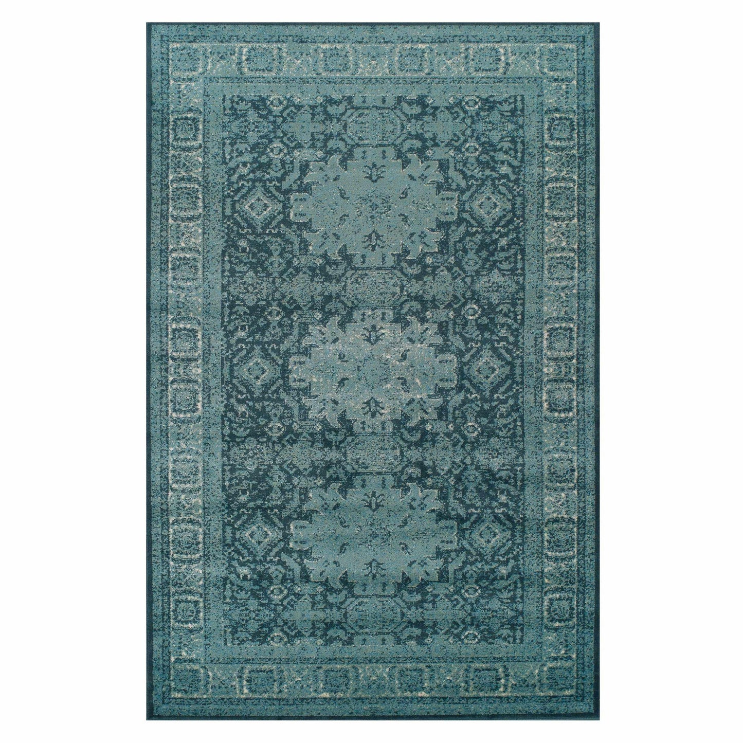 Tatum Oriental Distressed Medallion Indoor Area Rug
