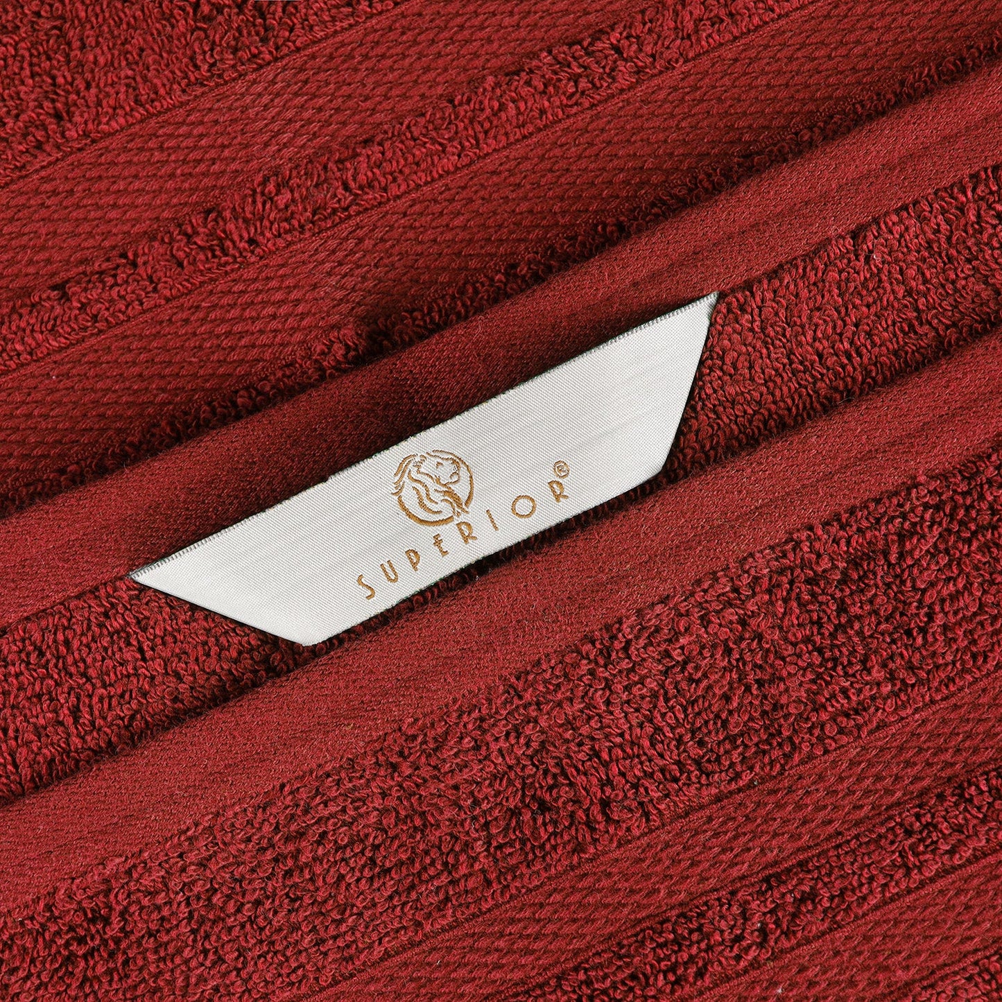 Superior Ultra Soft Cotton Absorbent Solid Bath Sheet (Set of 2) - Maroon