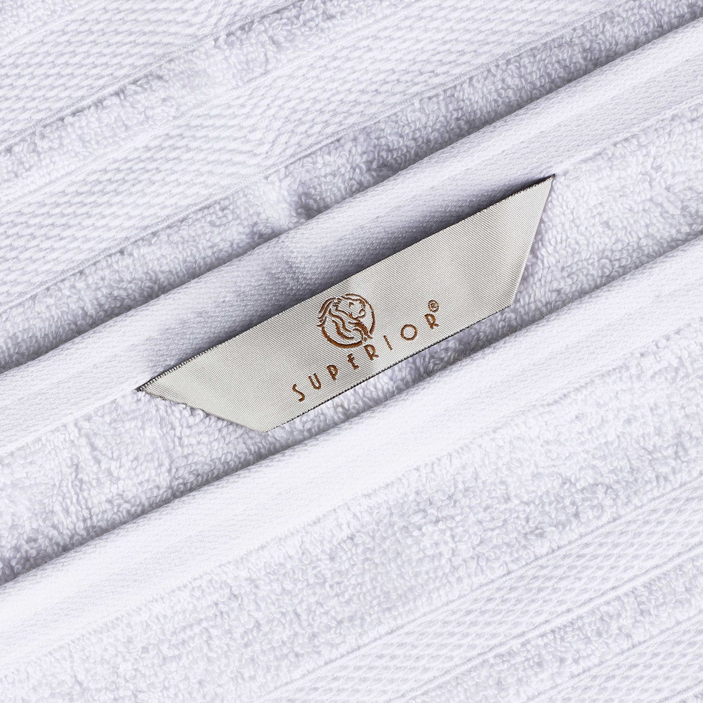 Superior Ultra Soft Cotton Absorbent Solid Bath Sheet (Set of 2) - White