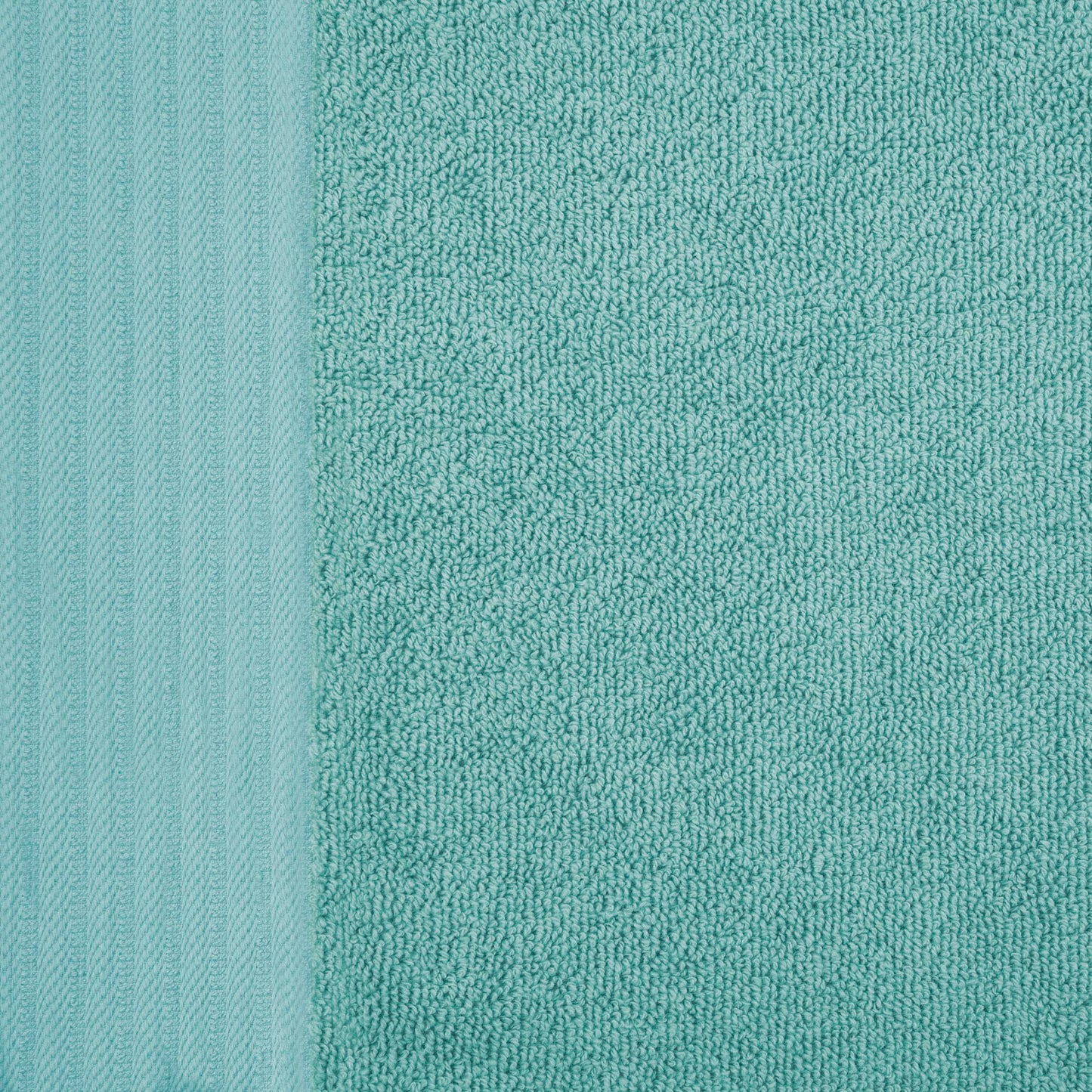 Premium Turkish Cotton Jacquard Herringbone and Solid 8-Piece Towel Set - Cascade